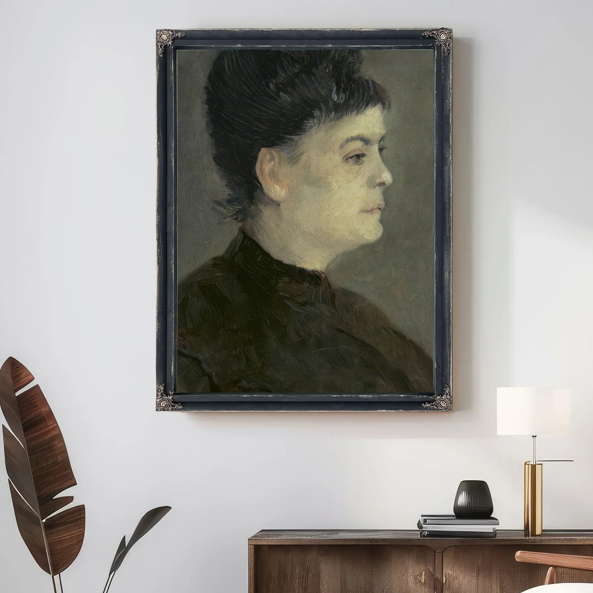 Portrait Of Agostina Segatori By Vincent Van Gogh Fine Art Print