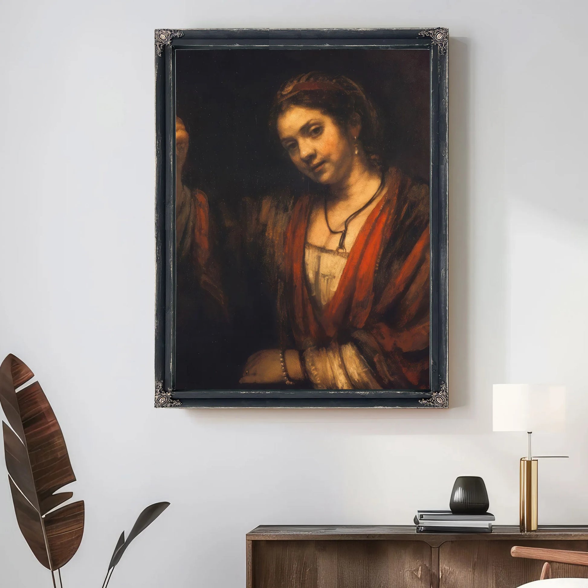 Portrait Of Hendrickje Stoffels By Rembrandt Fine Art Print
