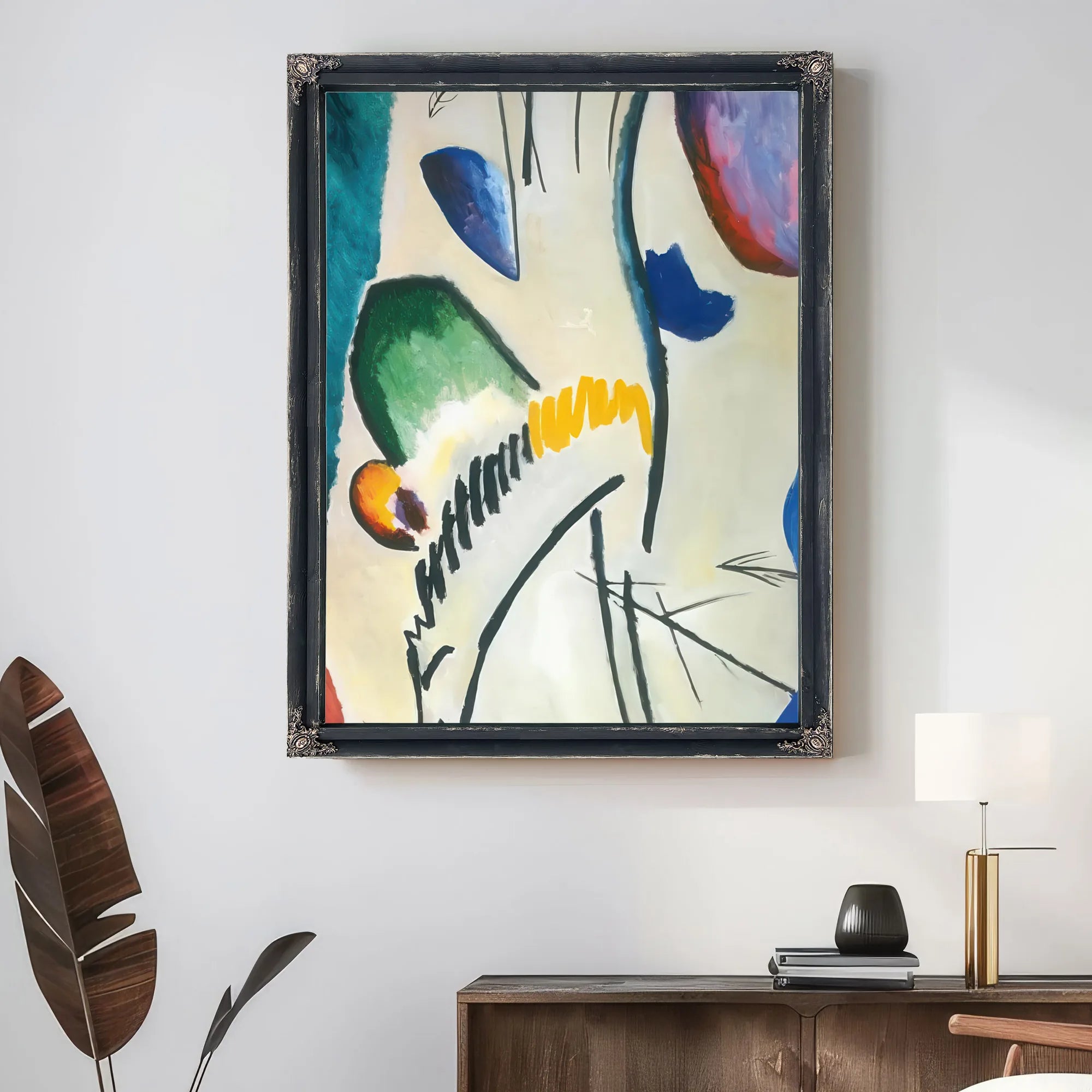 Lyrical 1911 By Wassily Kandinsky Fine Art Print