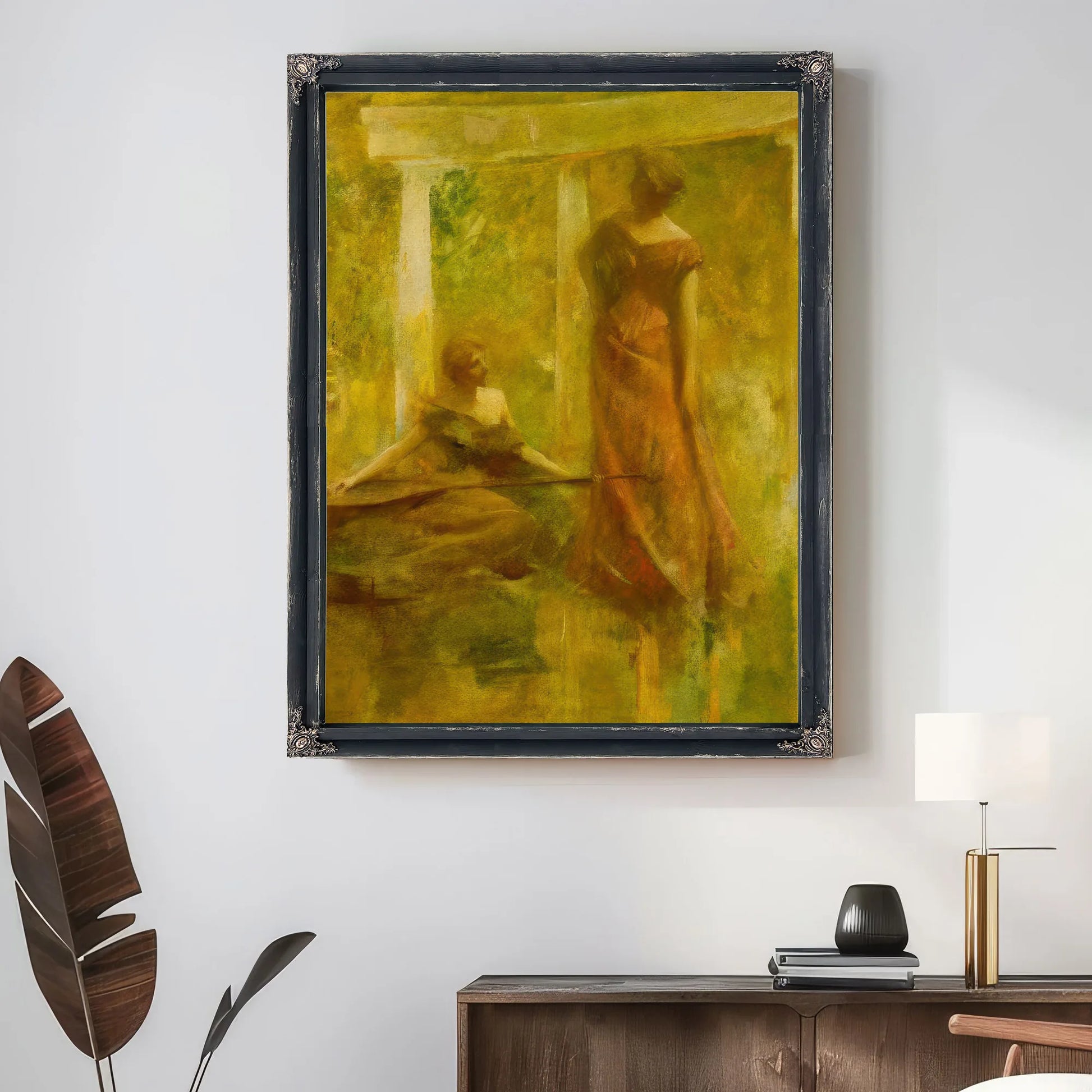 Music By Thomas Wilmer Dewing Fine Art Print