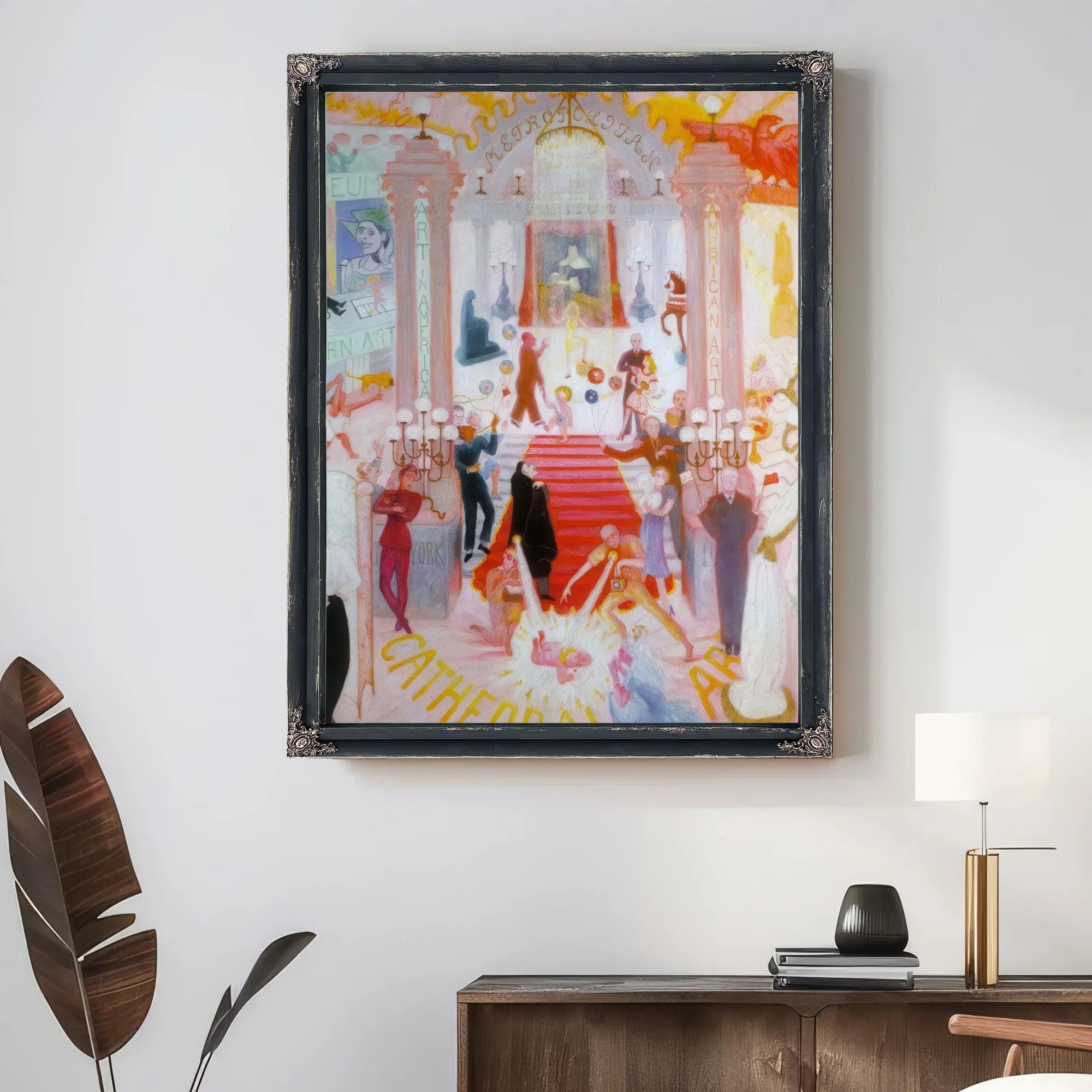 The Cathedrals Of Art Begun 1942 By Florine Stettheimer Fine Art Print