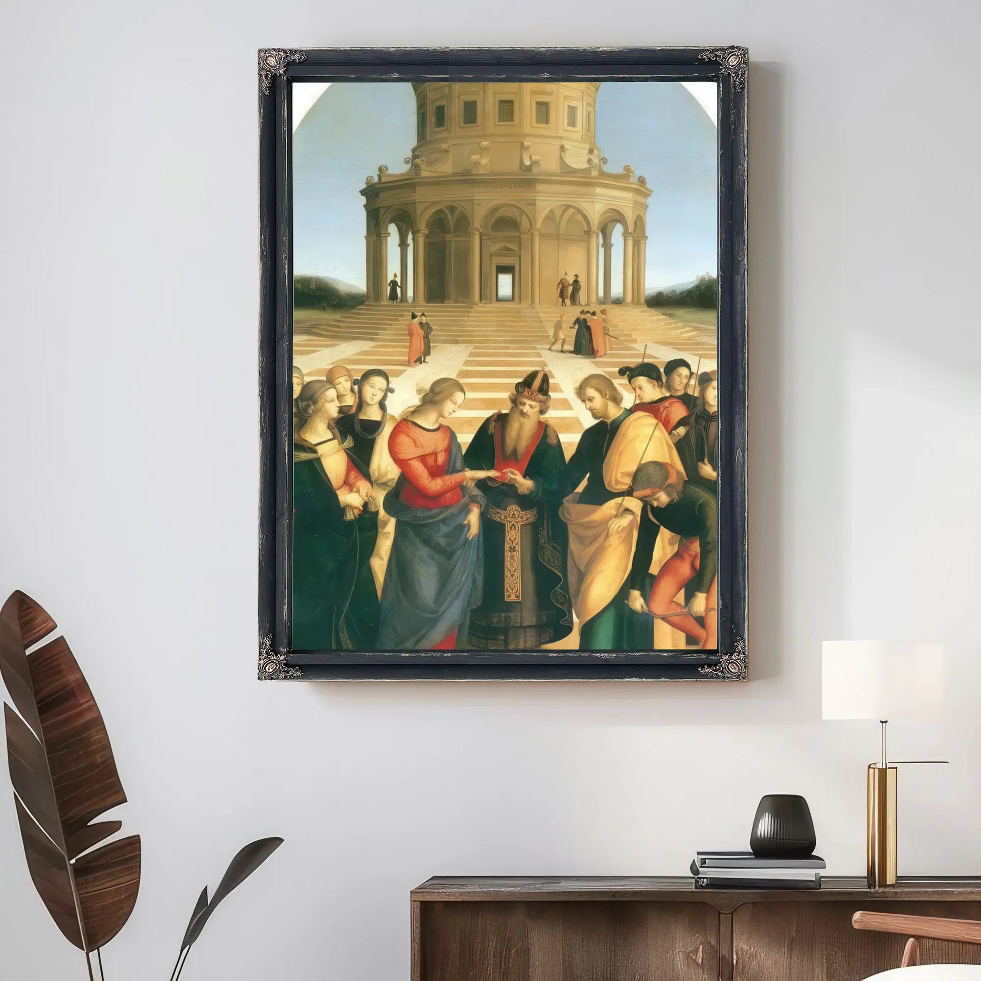 The Marriage Of The Virgin By Raphael Fine Art Print