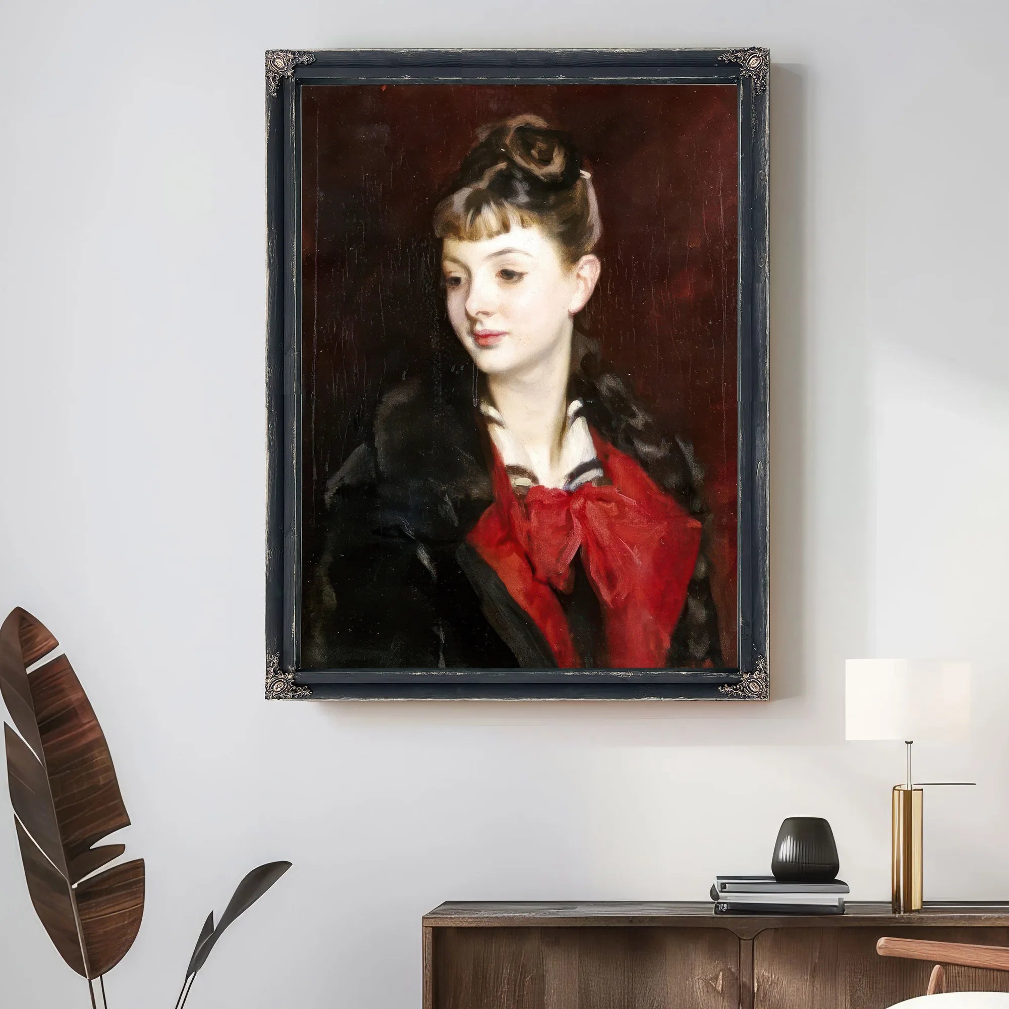 Portrait Of Madamoiselle Suzanne Poirson By John Singer Sargent Fine Art Print