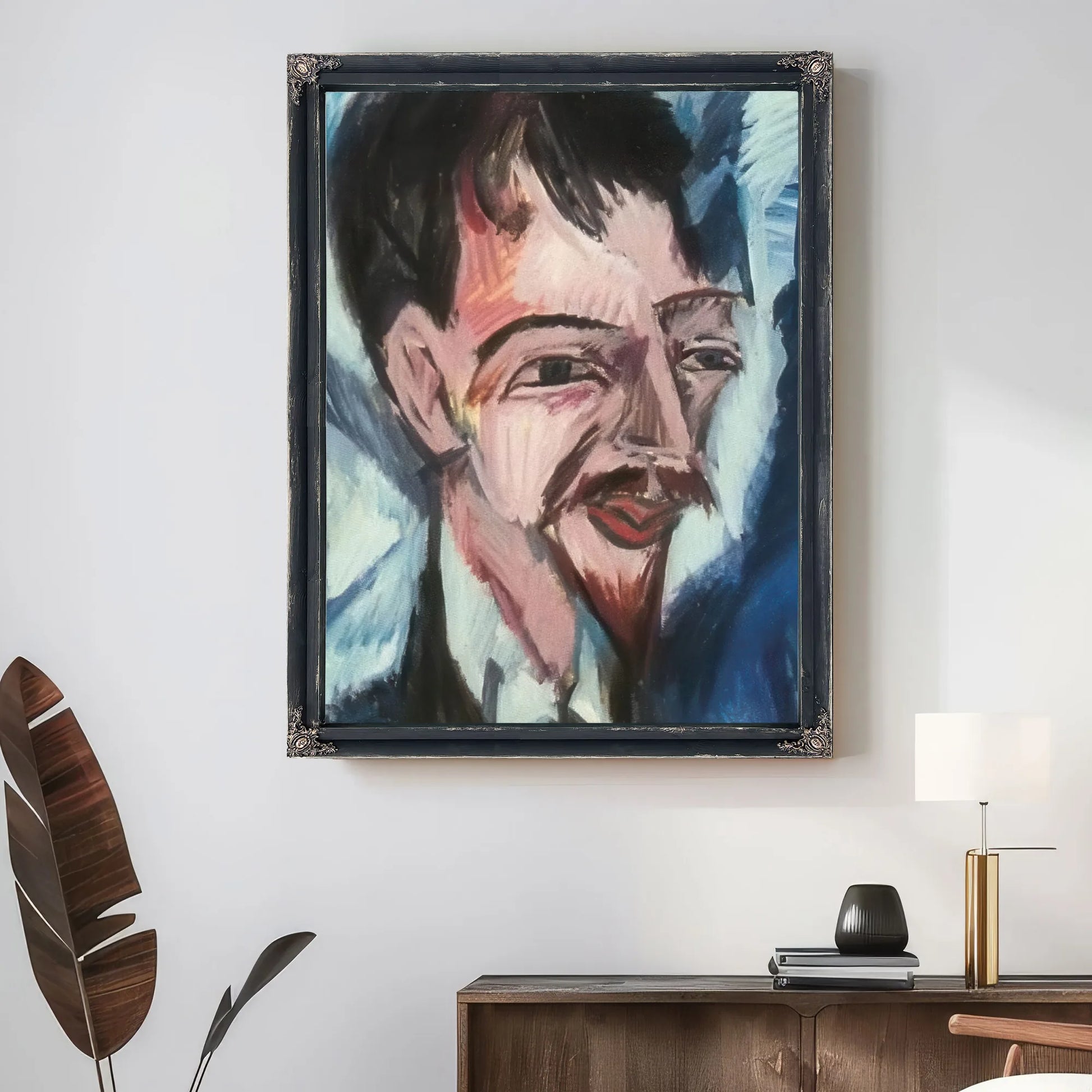 Portrait Of Dr Alfred Doblin By Ernst Ludwig Kirchner Fine Art Print
