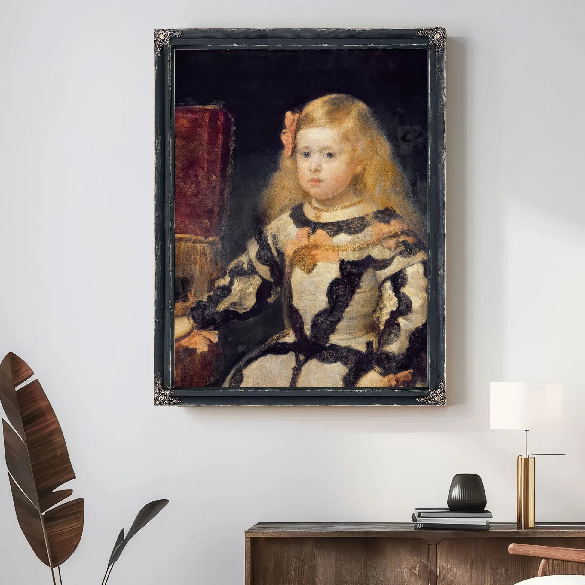 Portrait Of The Infanta Maria Marguerita (1651 73) By Diego Velazquez Fine Art Print