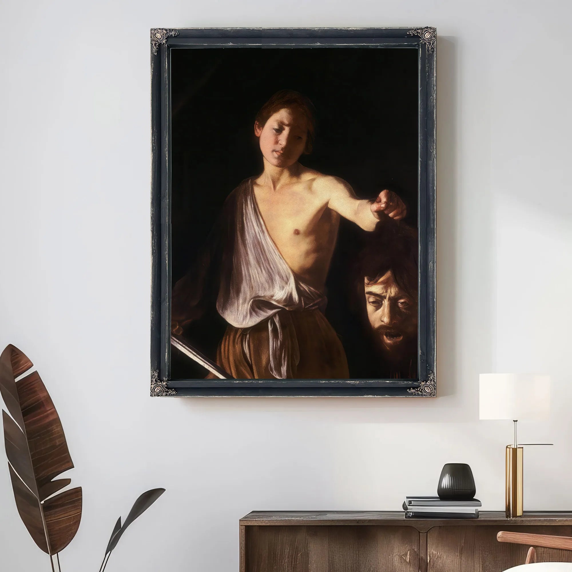 David With The Head Of Goliath 1610 By Caravaggio Fine Art Print