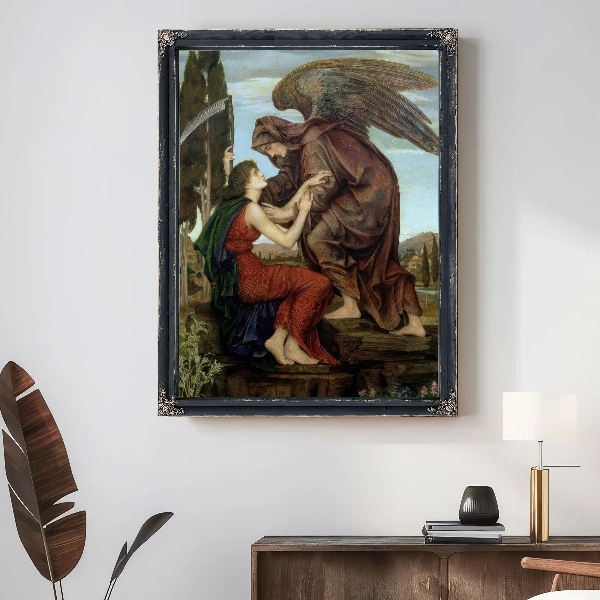 The Angel Of Death 1881 By Evelyn De Morgan Fine Art Print