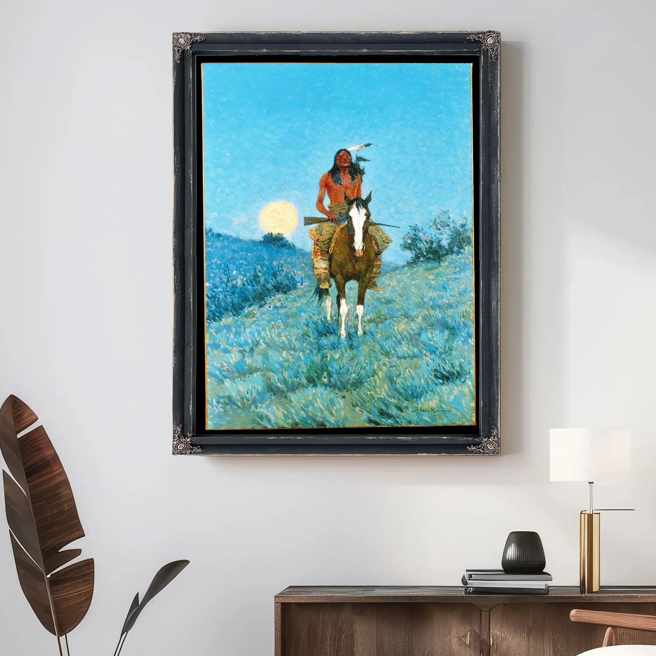 Frederic Sackrider Remington The Outlier G by Frederic Remington