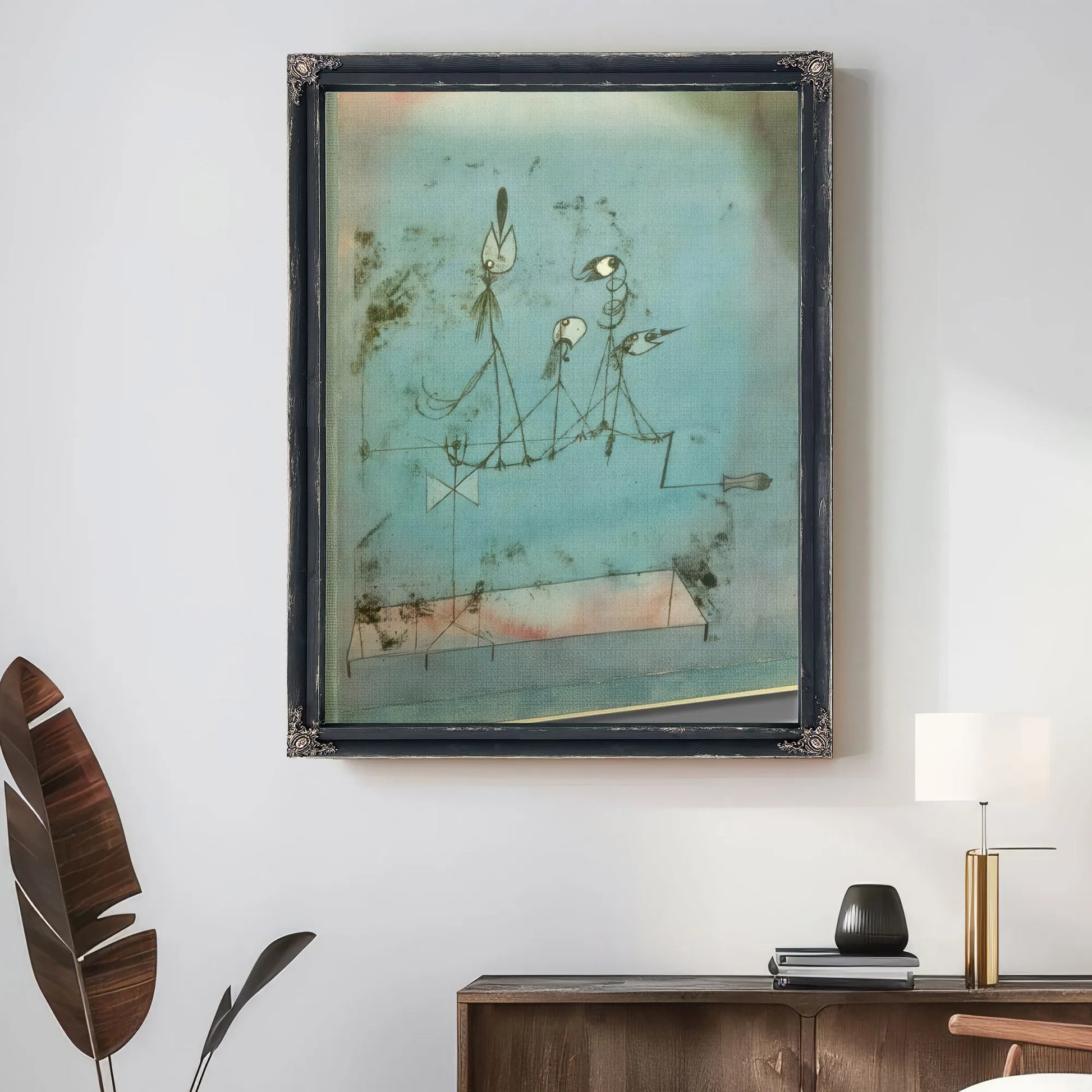 Twittering Mach Ine 1922 151 By Paul Klee Fine Art Print