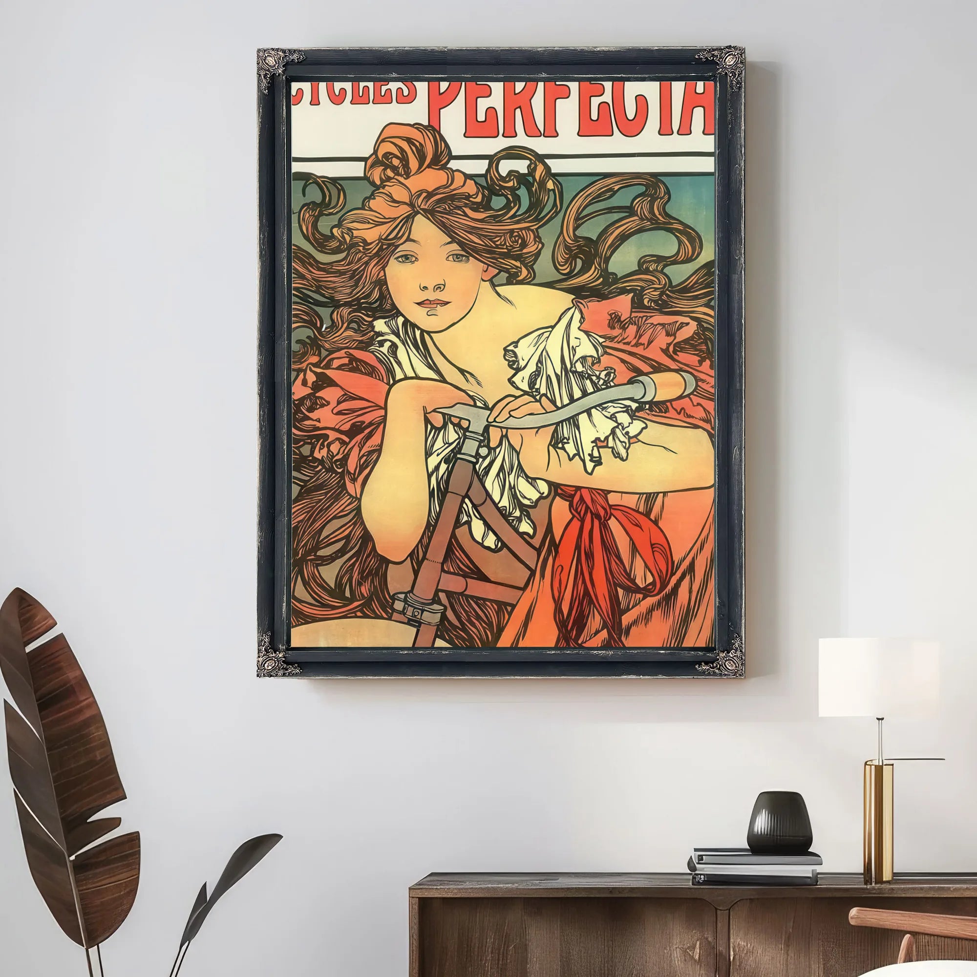 Cycles Perfecta By Alphonse Mucha Fine Art Print