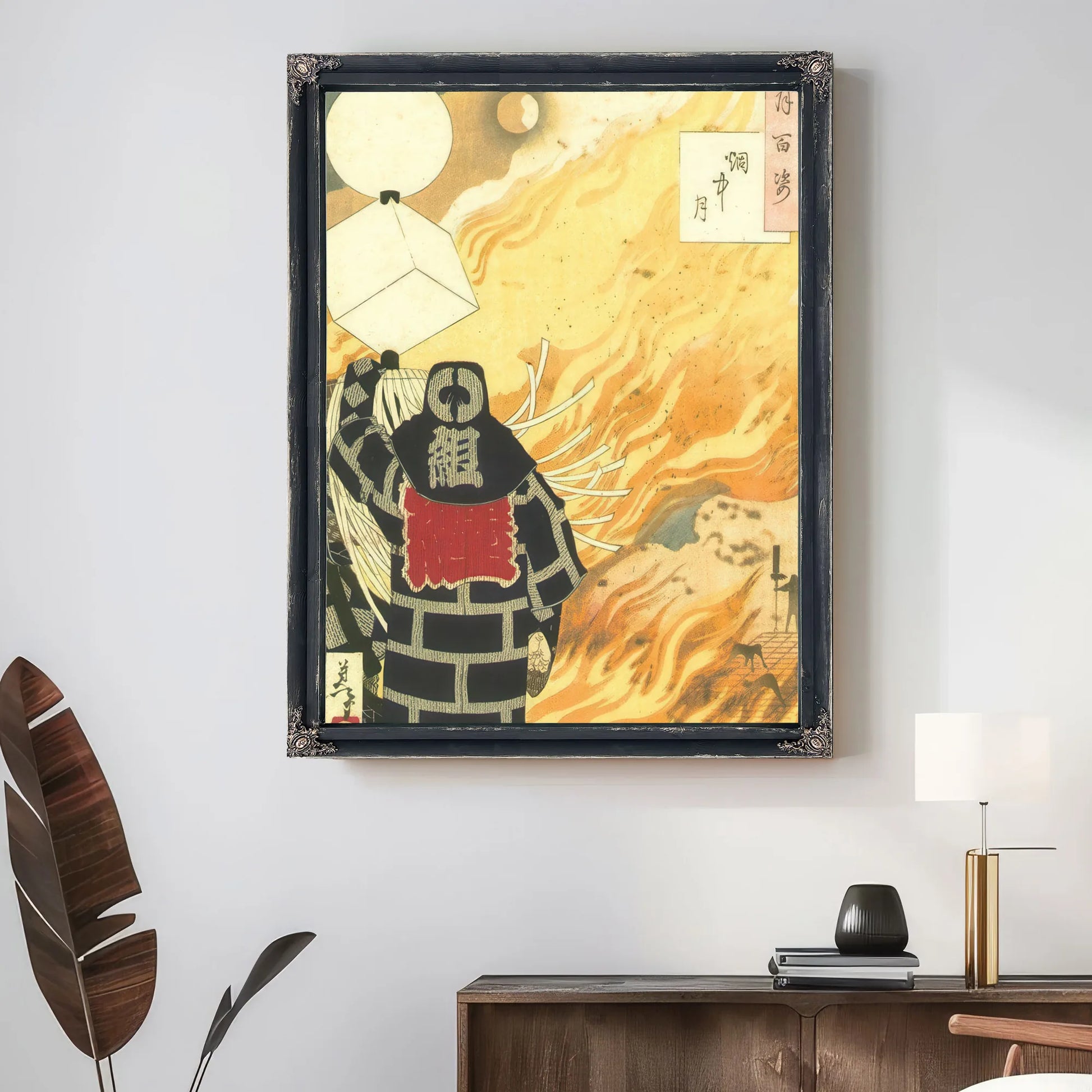 Moon And Smoke Tsuki Hyakushi 22 1886 By Tsukioka Yoshitoshi Fine Art Print