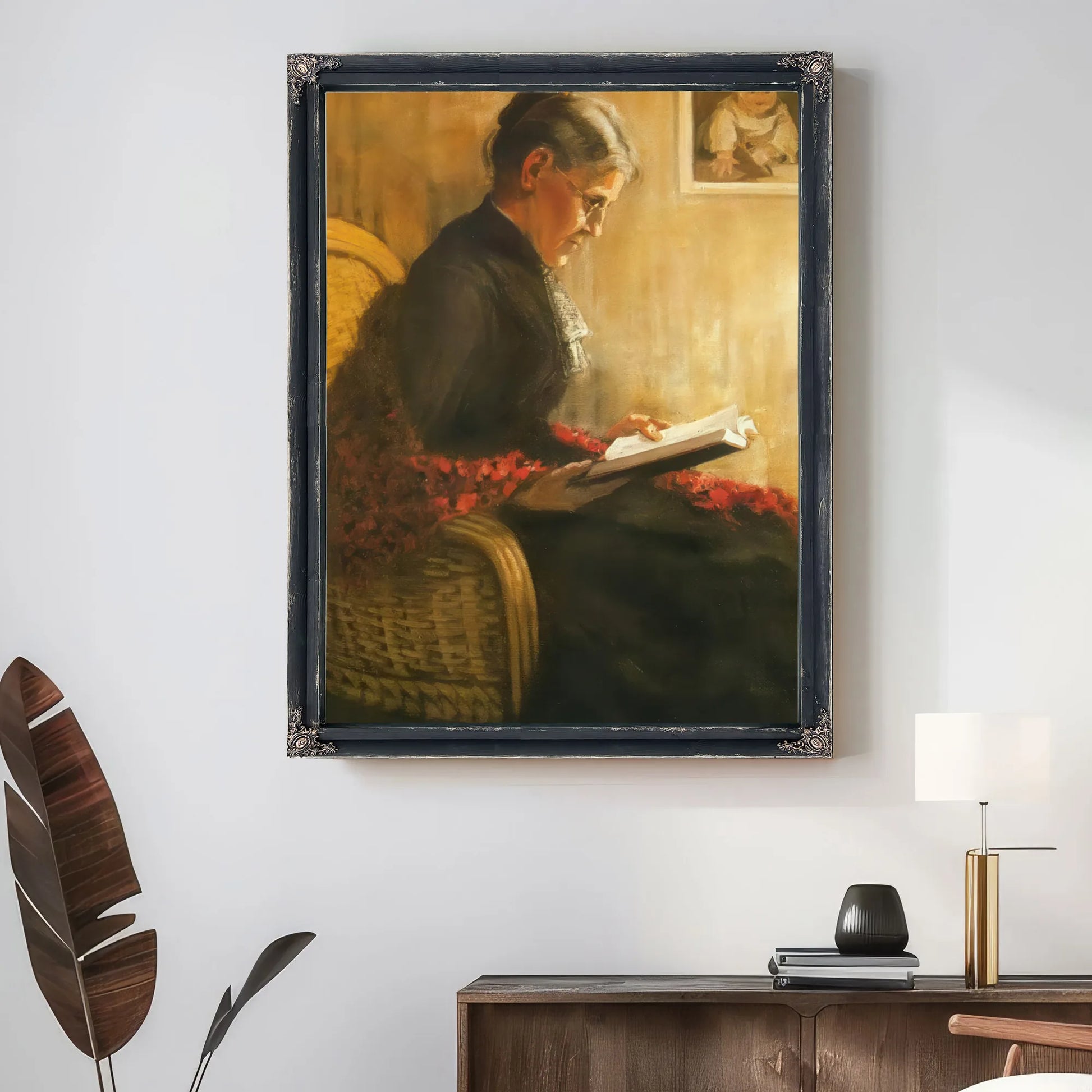Portrait Of The Artists Mother By Franz Marc Fine Art Print
