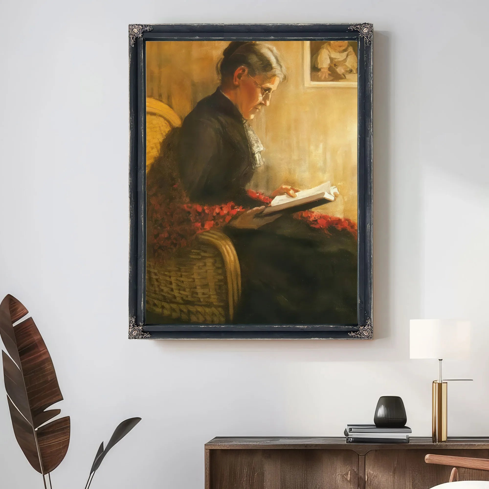 Portrait Of The Artists Mother By Franz Marc Fine Art Print