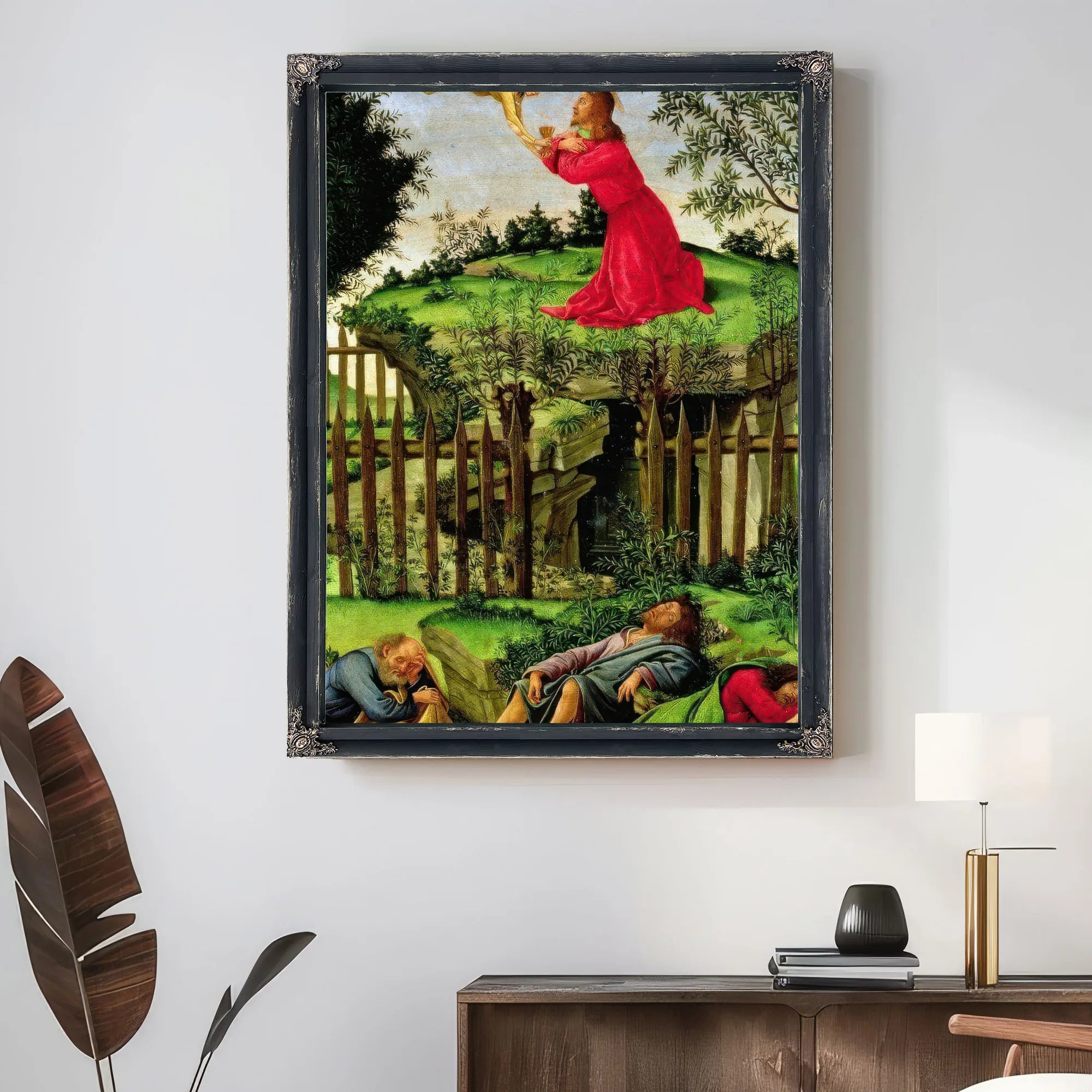 The Agony In The Garden By Sandro Botticelli Fine Art Print