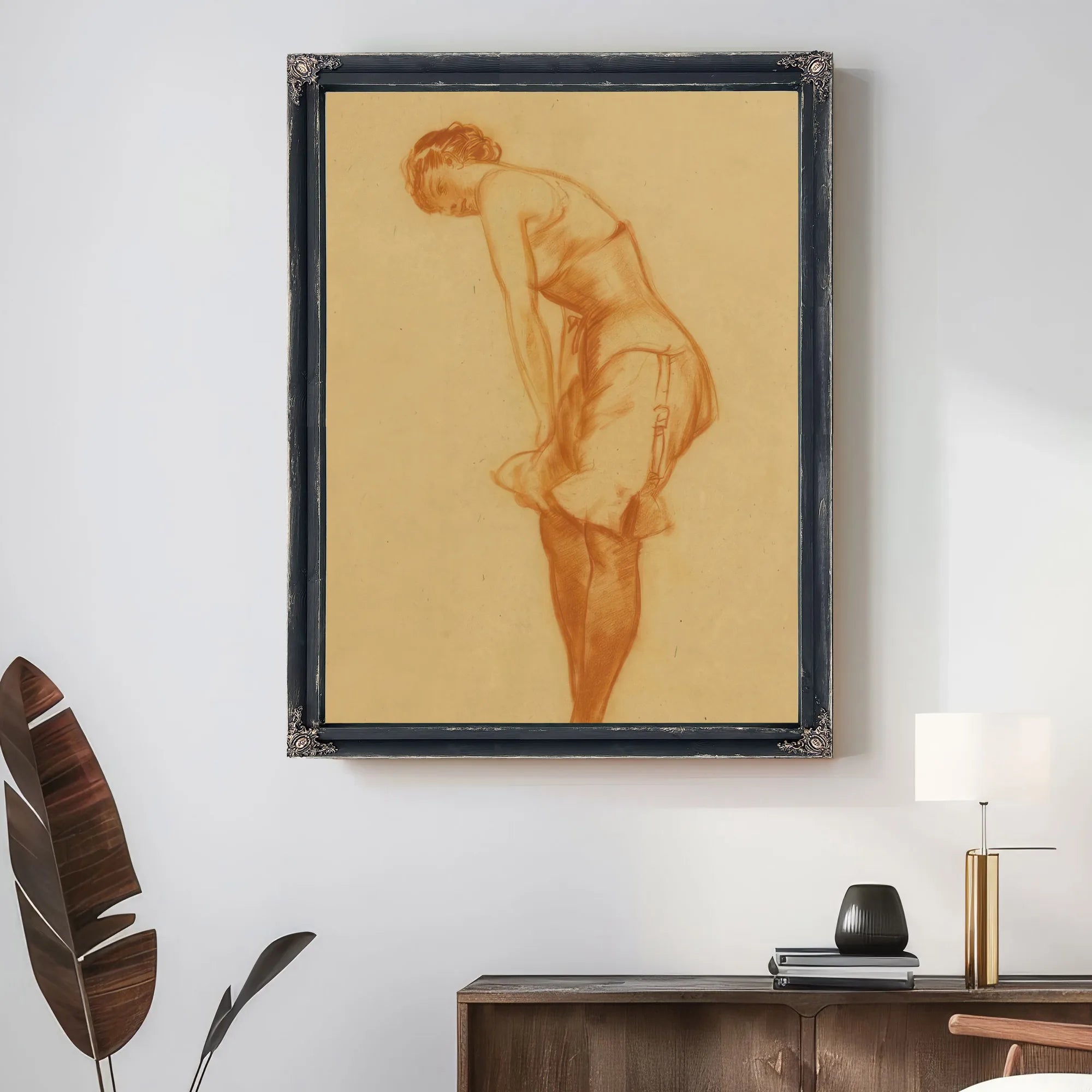 Untitled Silk Stockings By Everett Shinn Fine Art Print