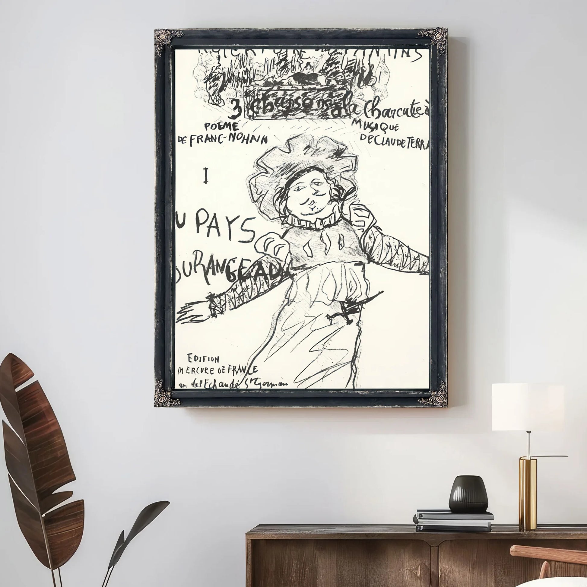 Cover For Du Pays Tourangeau (From The Land Of Touraine) From The Series Le Repertoire Des Pantins By Pierre Bonnard Fine Art Print