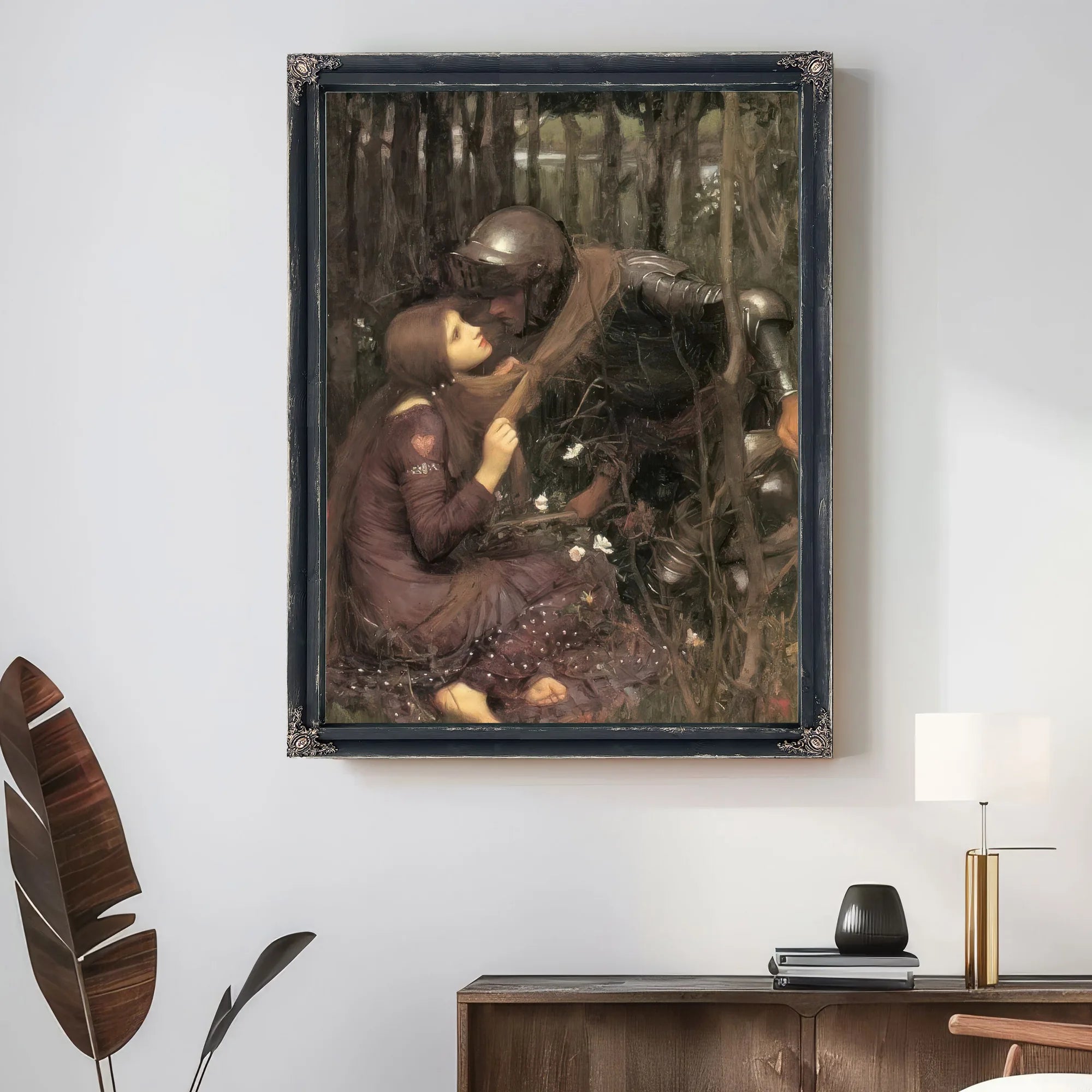 La Belle Dame Sans Merci By John Waterhouse Fine Art Print