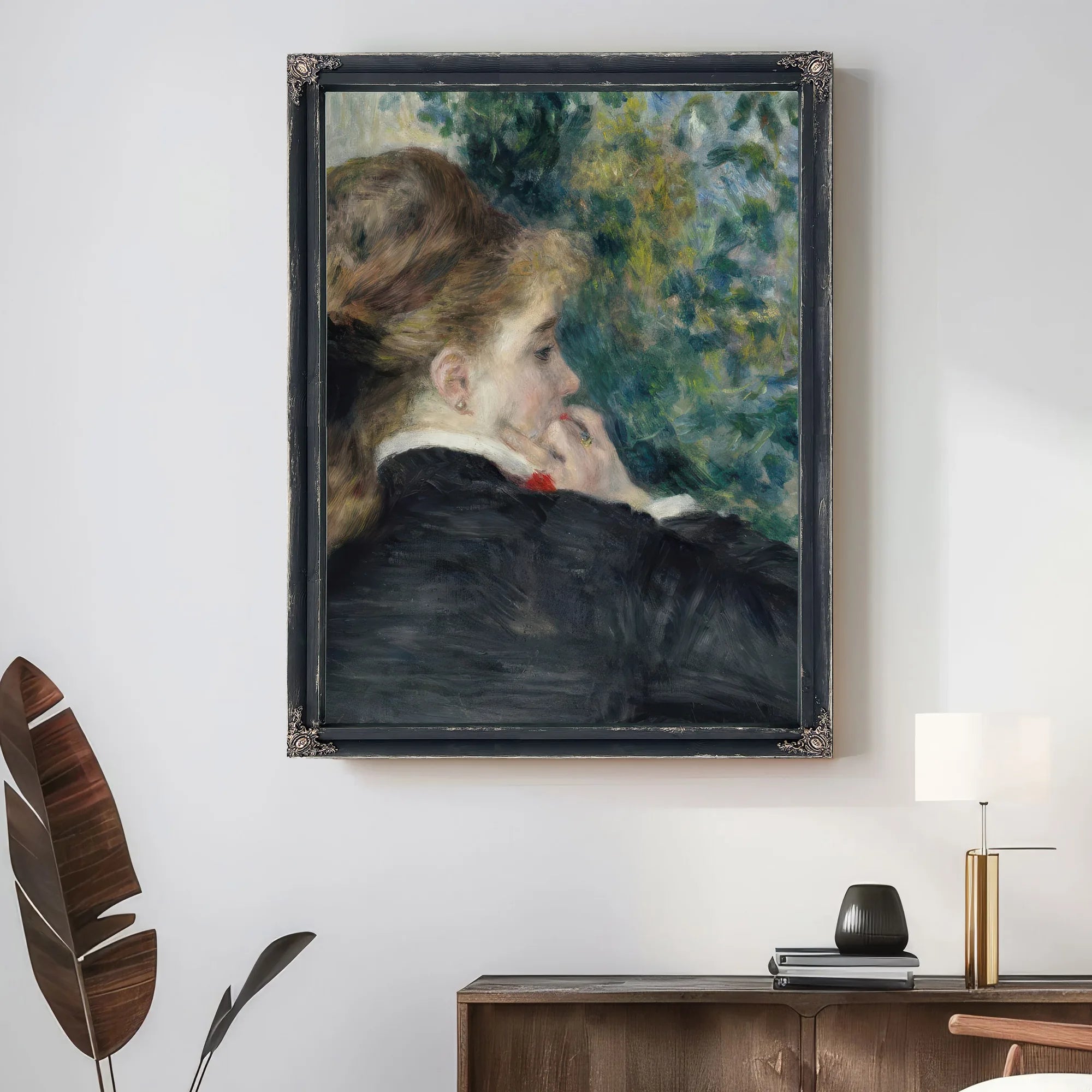Pensive, La Songeuse Or Day Dreaming By Pierre Auguste Renoir Fine Art Print