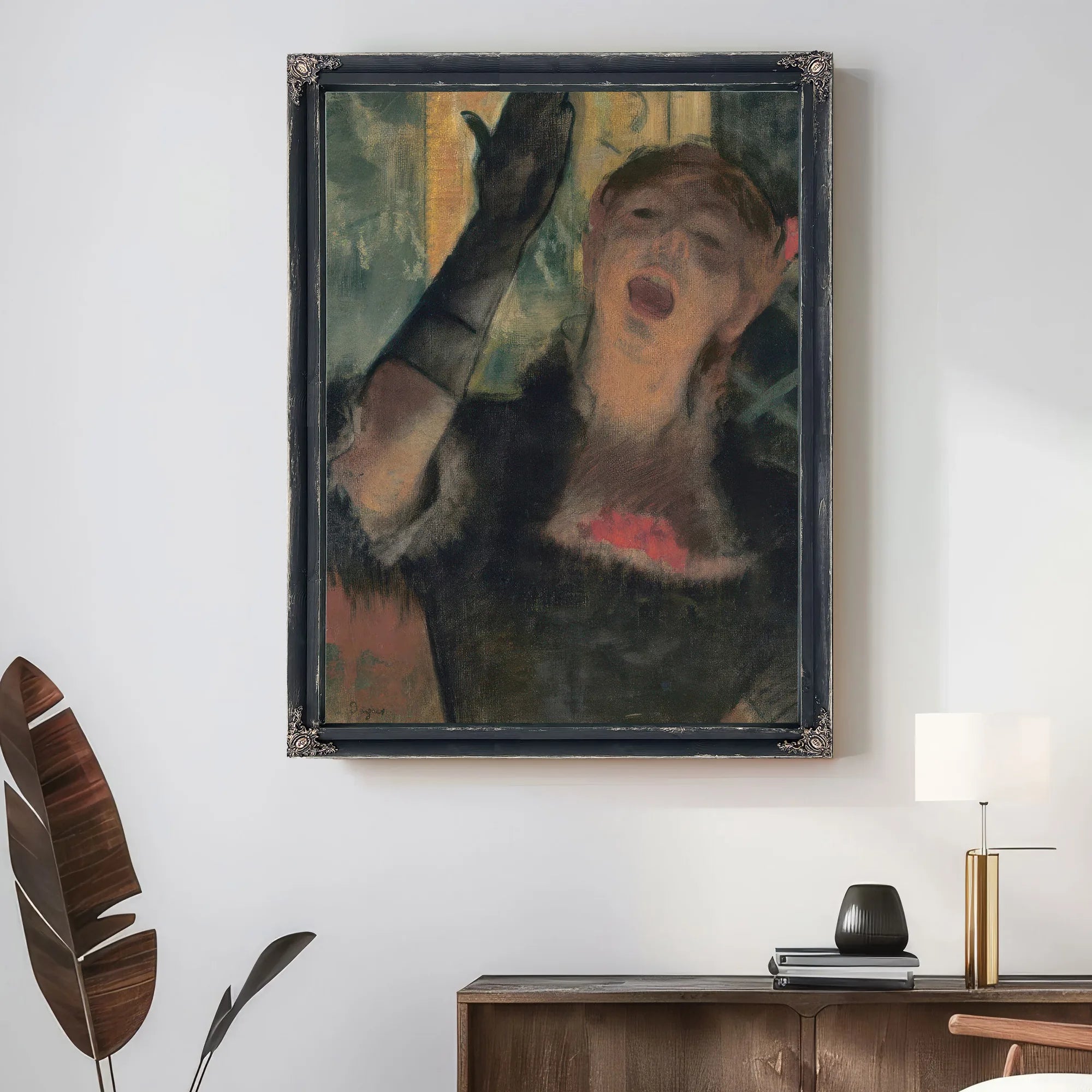 Cafe Singer By Edgar Degas Fine Art Print