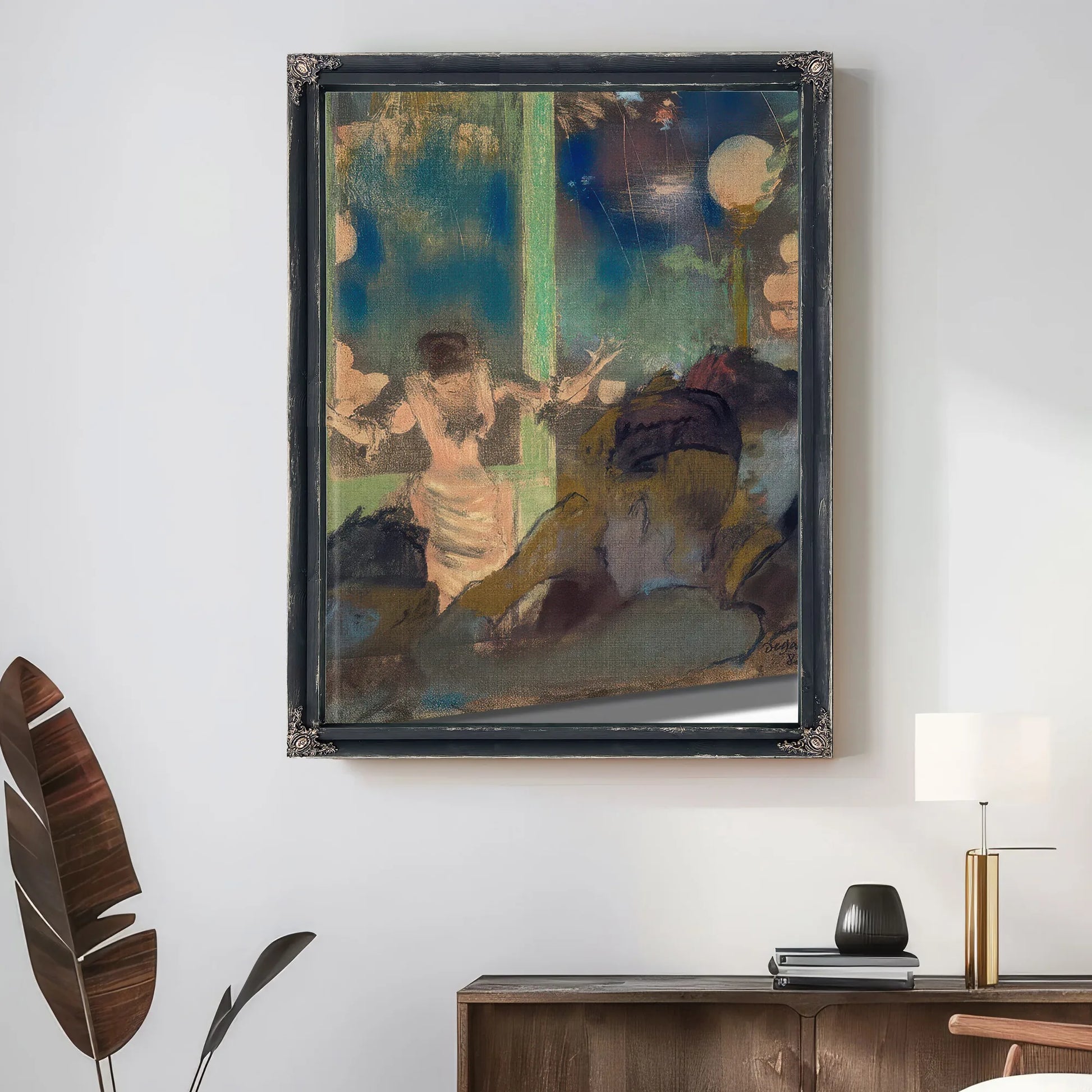 Mademoiselle Be Cat At The Cafe Des Ambassadeurs 1 1 By Edgar Degas Fine Art Print
