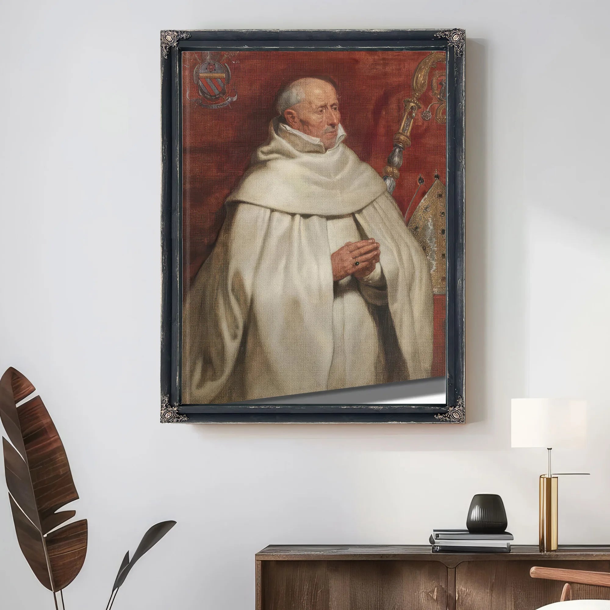 Matthaeus Yrsselius (1541 1629) Abbot Of Sint Michiel's Abbey In Antwerp By Peter Paul Rubens Fine Art Print