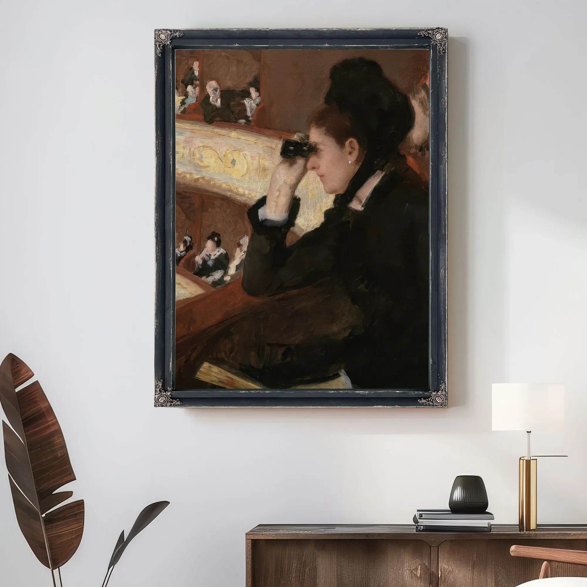 In The Loge By Mary Cassatt Fine Art Print