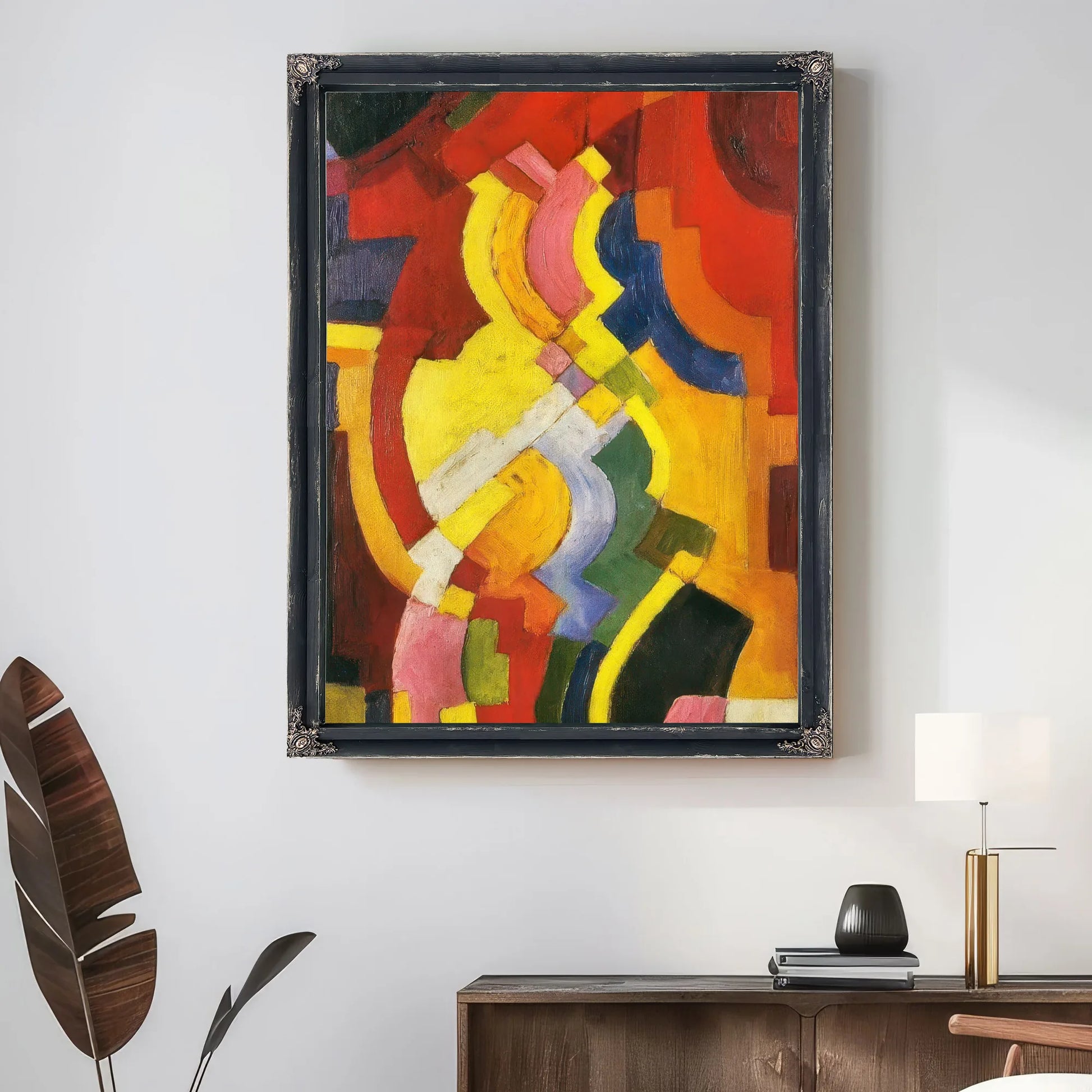 Coloured Forms Iii By August Macke Fine Art Print