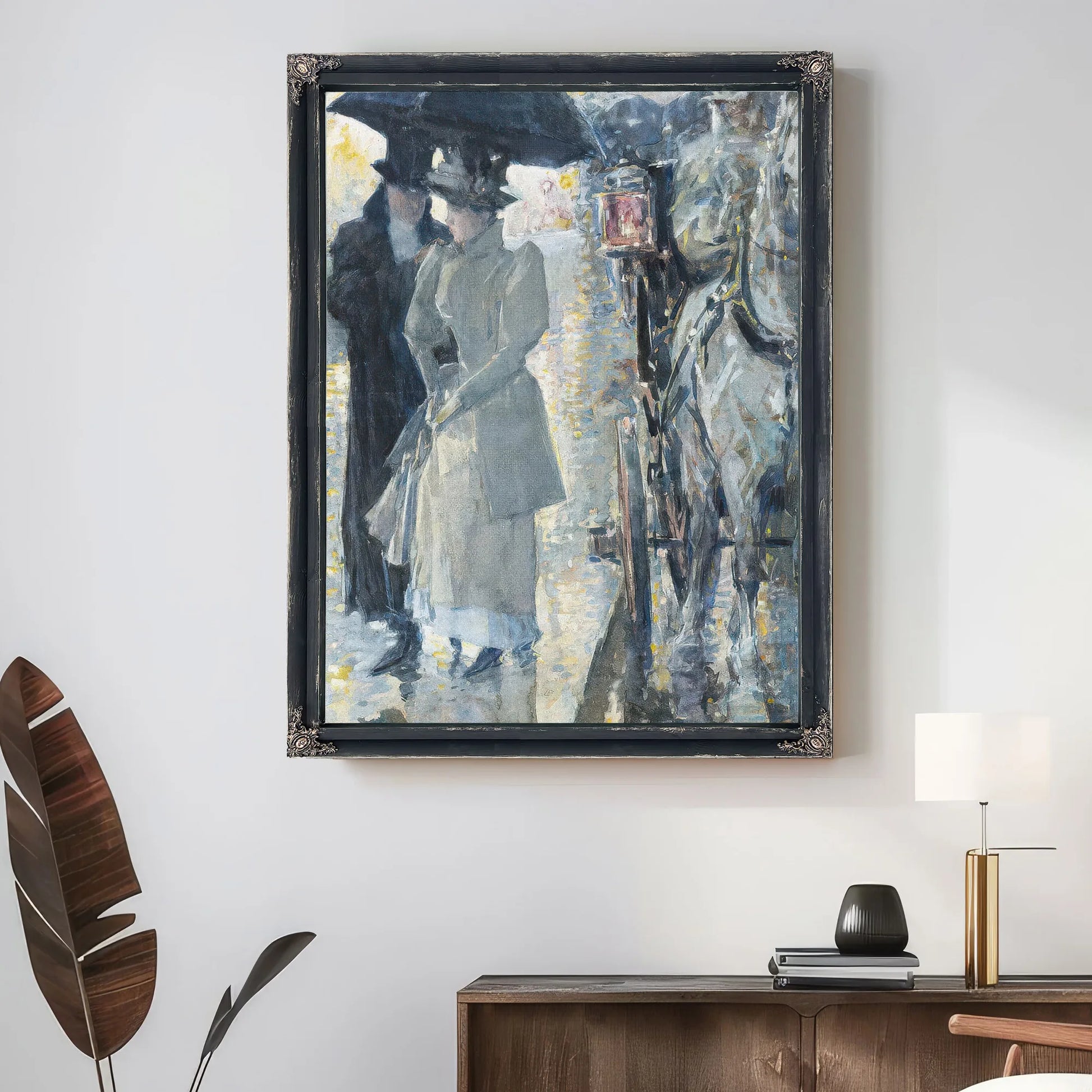 Rainy Day, New York By Childe Hassam Fine Art Print