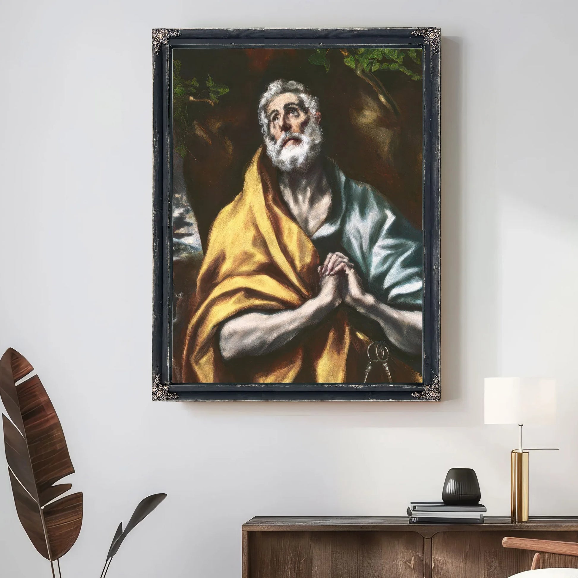 The Repentant St. Peter By El Greco Fine Art Print