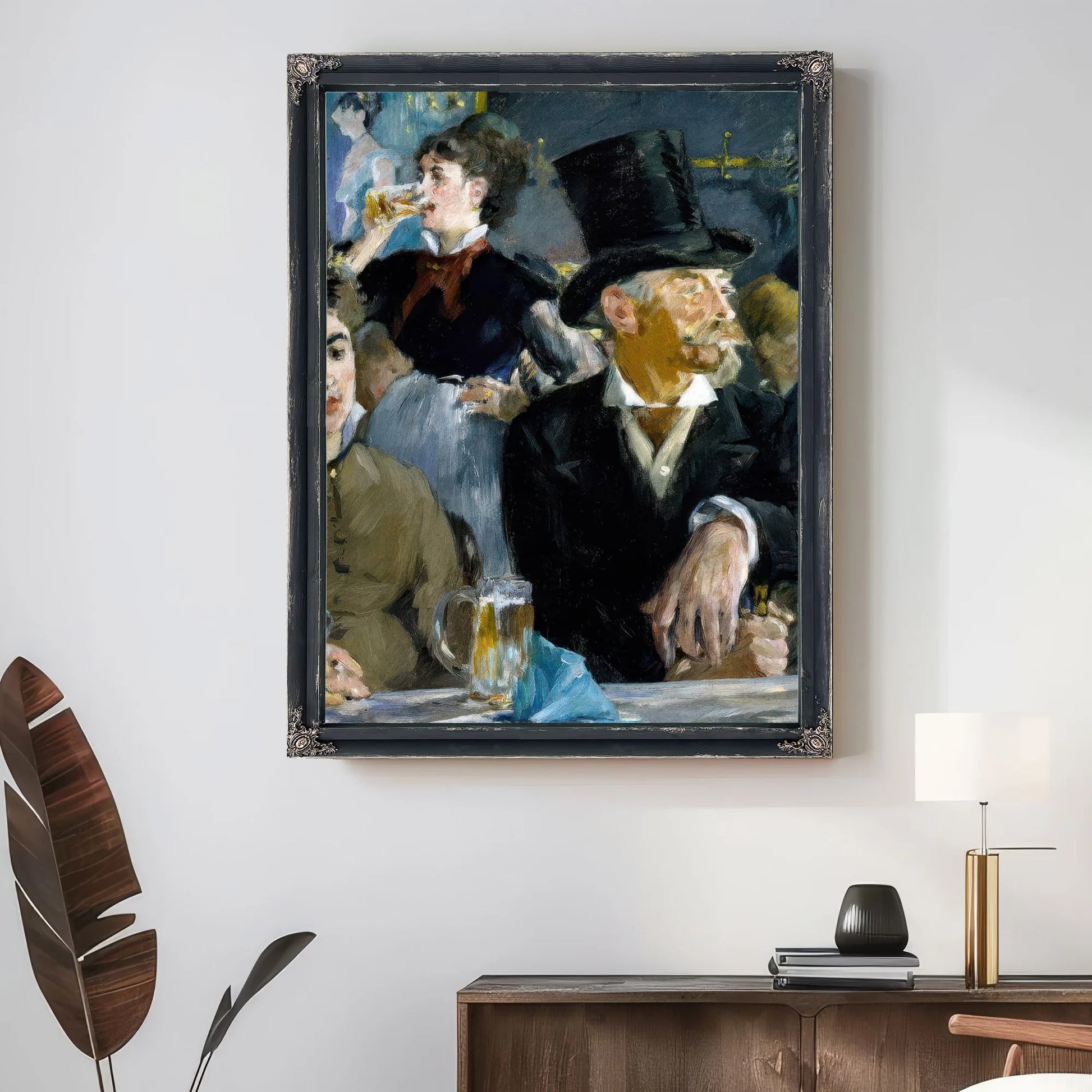 The Cafe Concert 1878 Oil On Canvas 4730X5810Mm The Walters Art Museum By Edouard Manet Fine Art Print