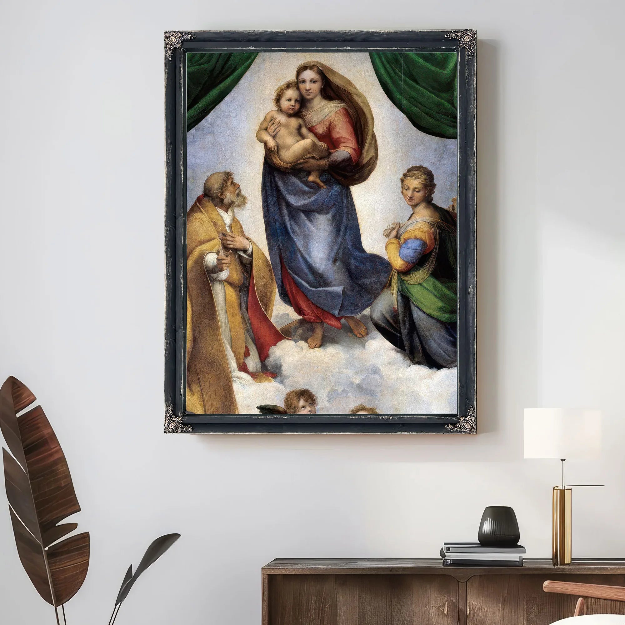 The Sistine Madonna By Raphael Fine Art Print