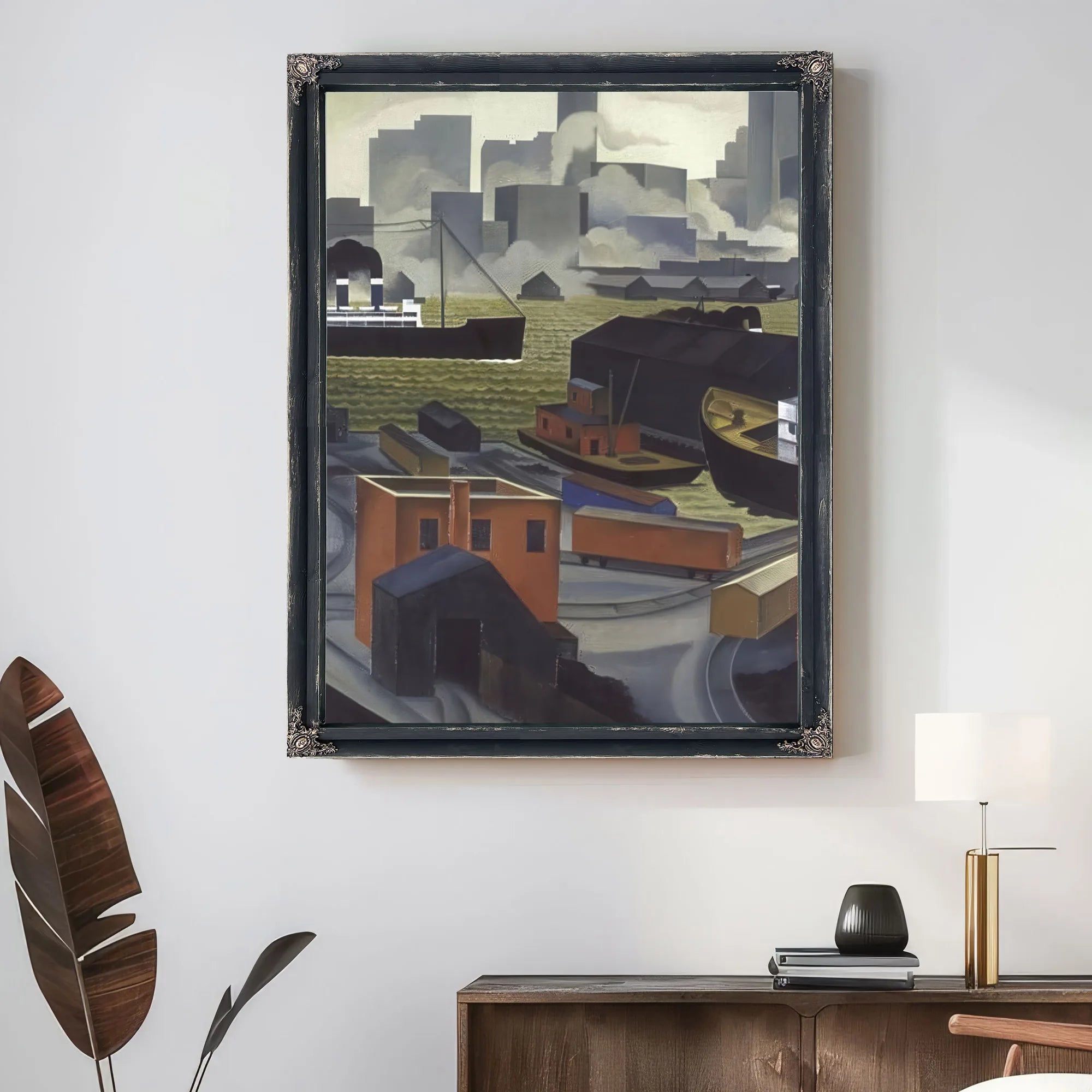 From Brooklyn Heights By George Ault Fine Art Print