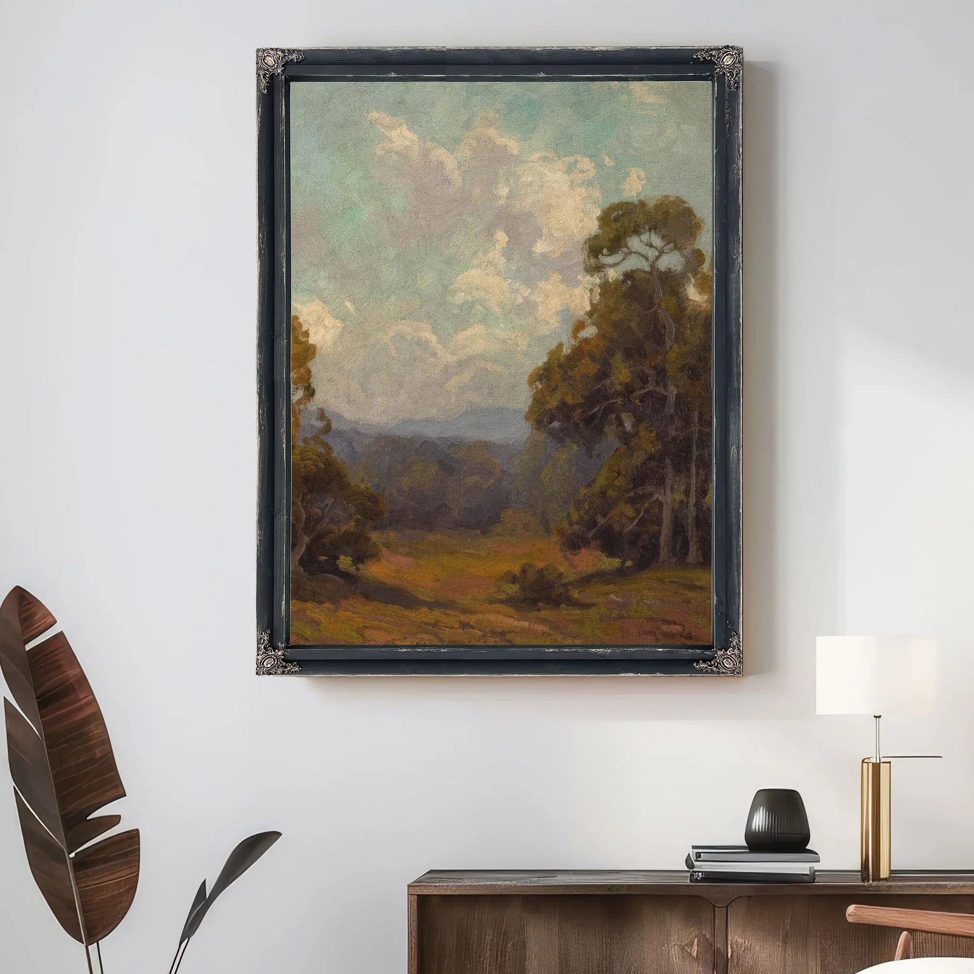 Wildflowers In A California Landscape By Edgar Payne Fine Art Print