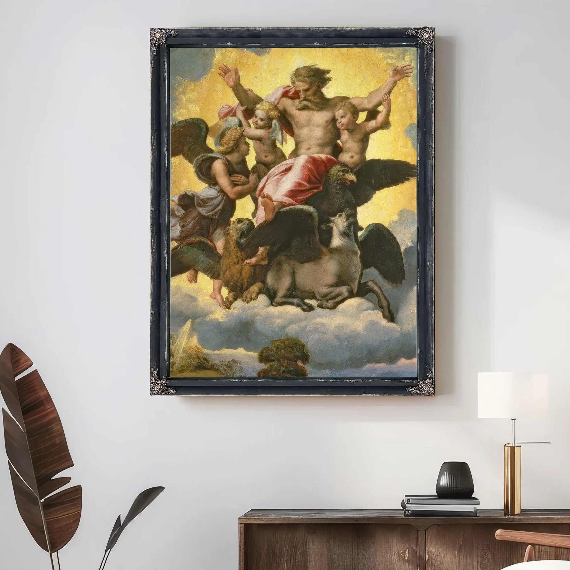 Vision Of Ezekiel By Raphael Fine Art Print