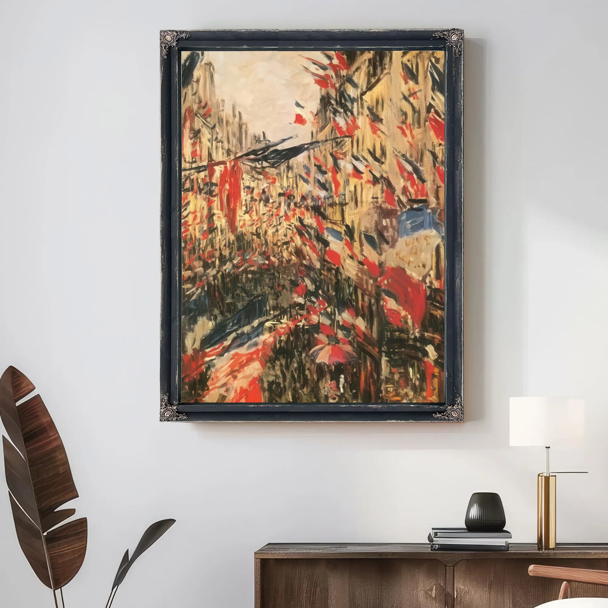The Rue Saint Denis By Claude Monet Fine Art Print
