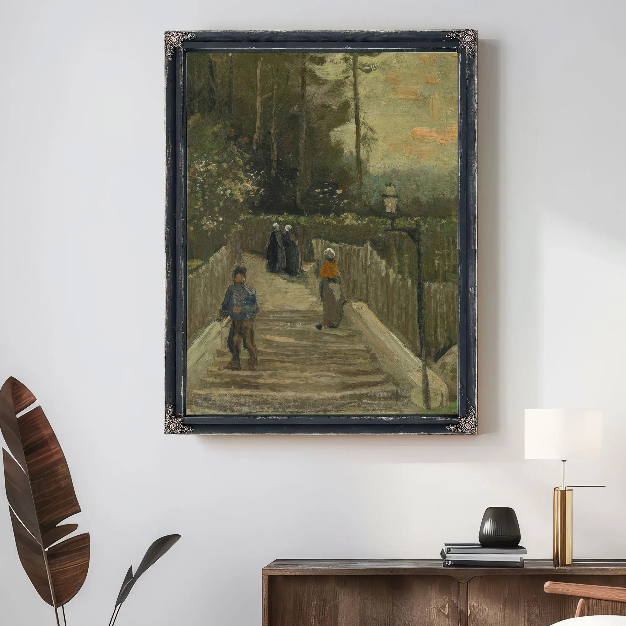 Path In Montmartre By Vincent Van Gogh Fine Art Print