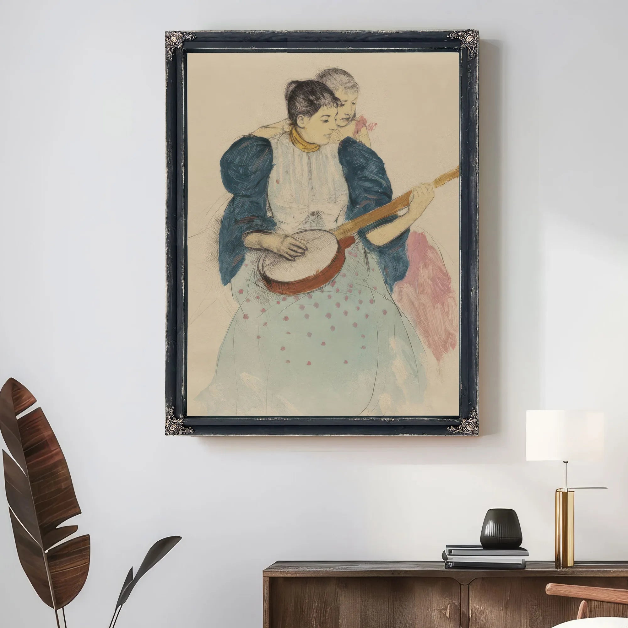 The Banjo Lesson By Mary Cassatt Fine Art Print