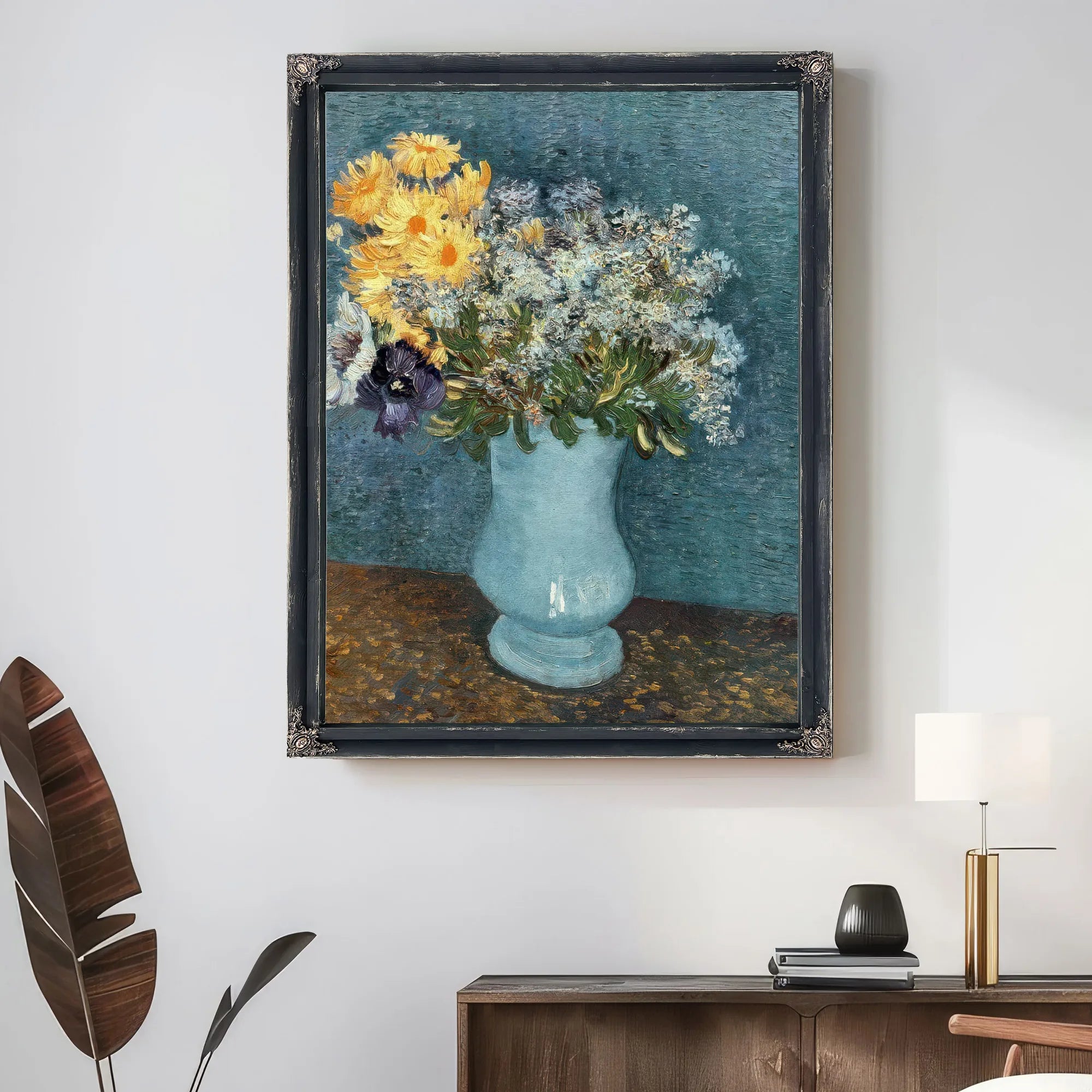 Vase Of Flowers By Vincent Van Gogh Fine Art Print