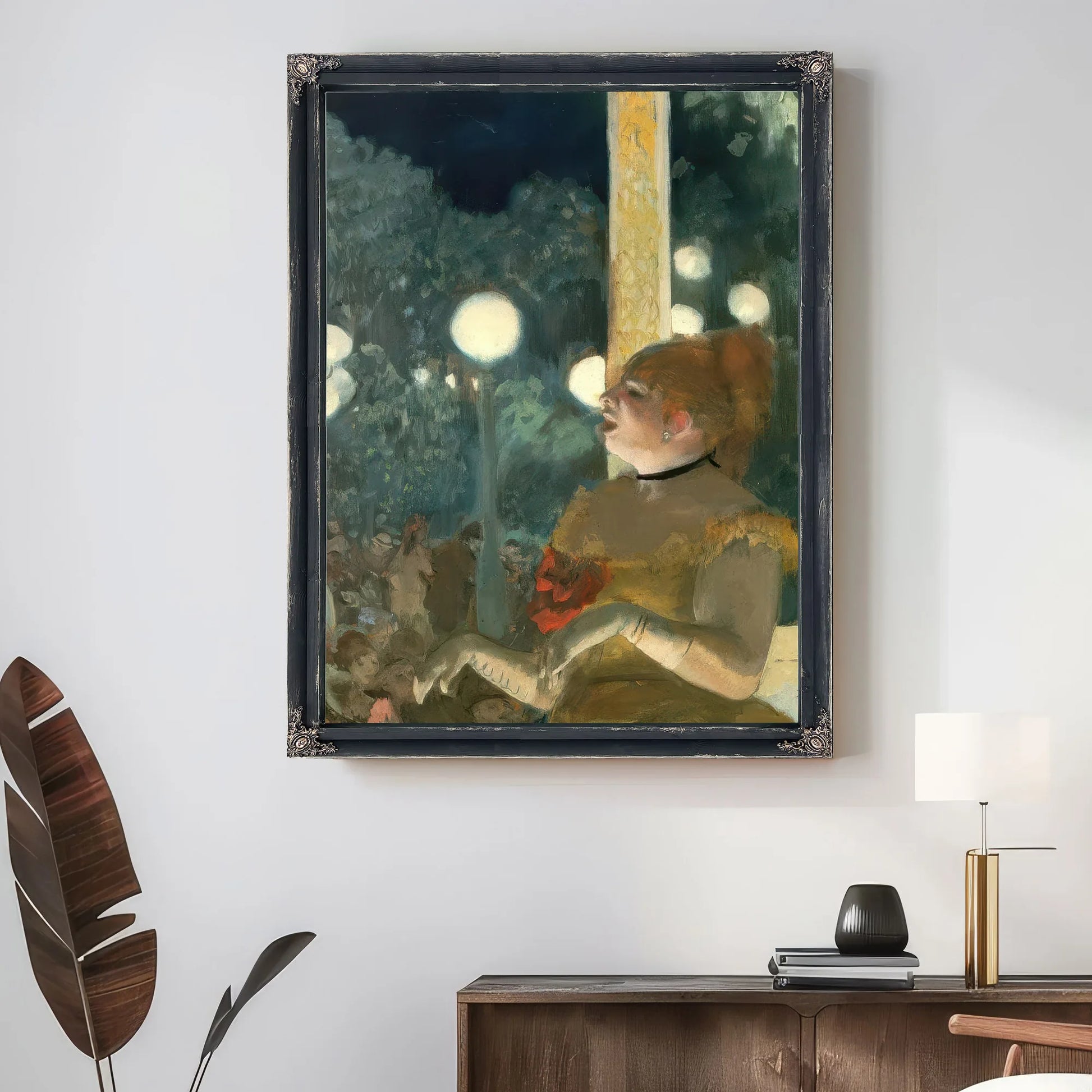Cafe Concert The Song Of The Dog By Edgar Degas Fine Art Print