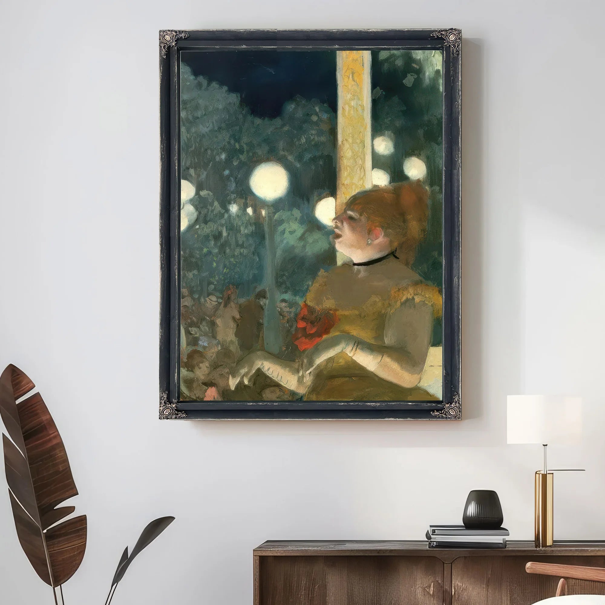 Cafe Concert The Song Of The Dog By Edgar Degas Fine Art Print