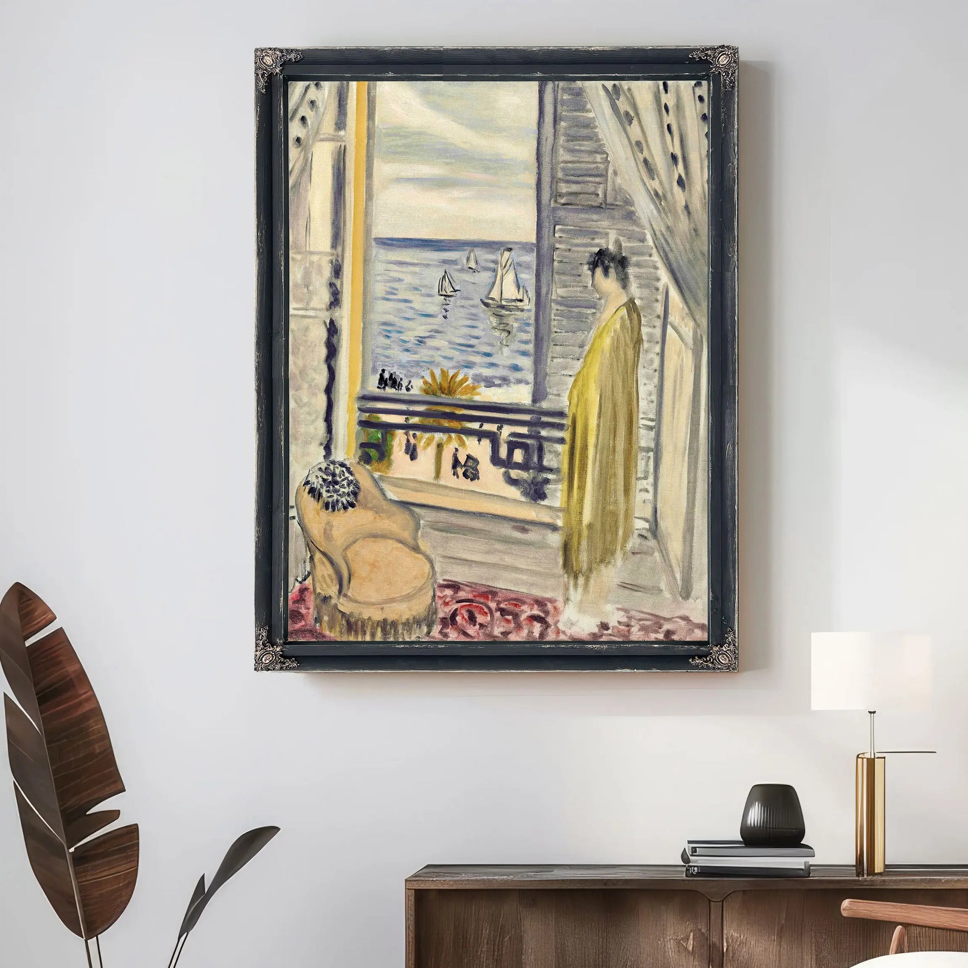 Interior At Nice (Woman At The Window) by Henri Matisse
