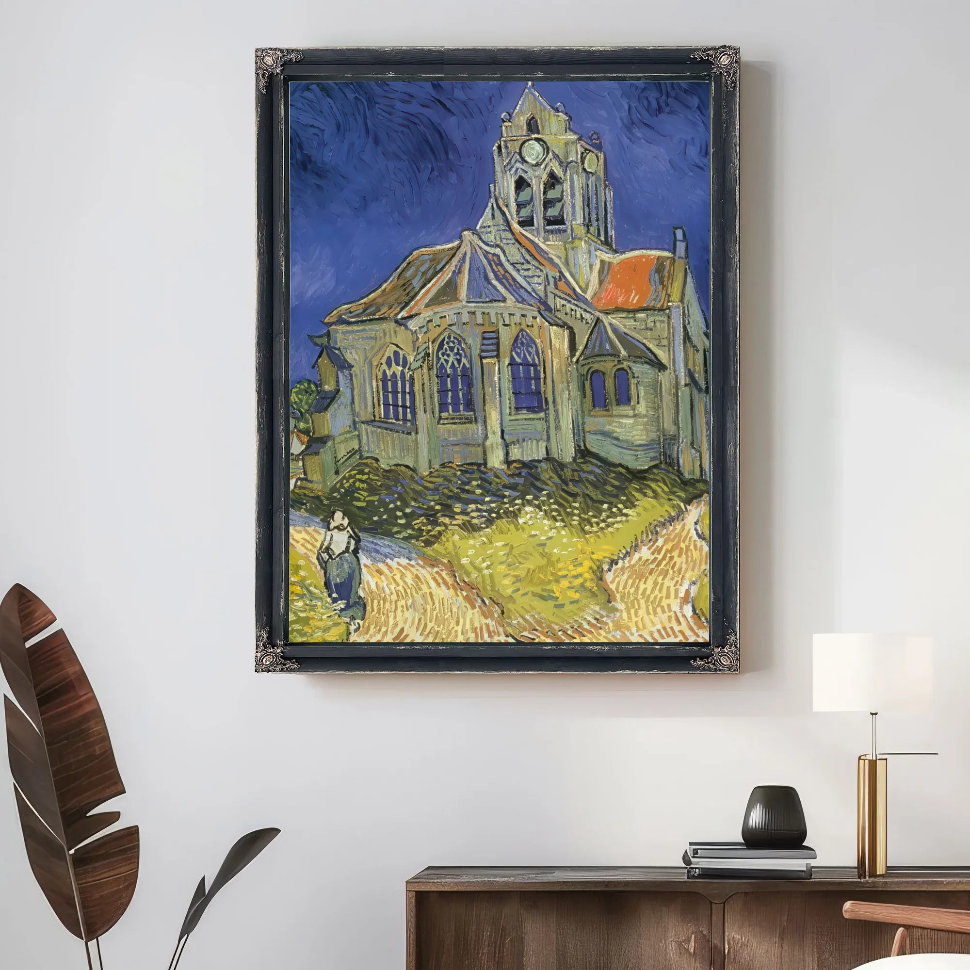 The Church At Auvers By Vincent Van Gogh Fine Art Print