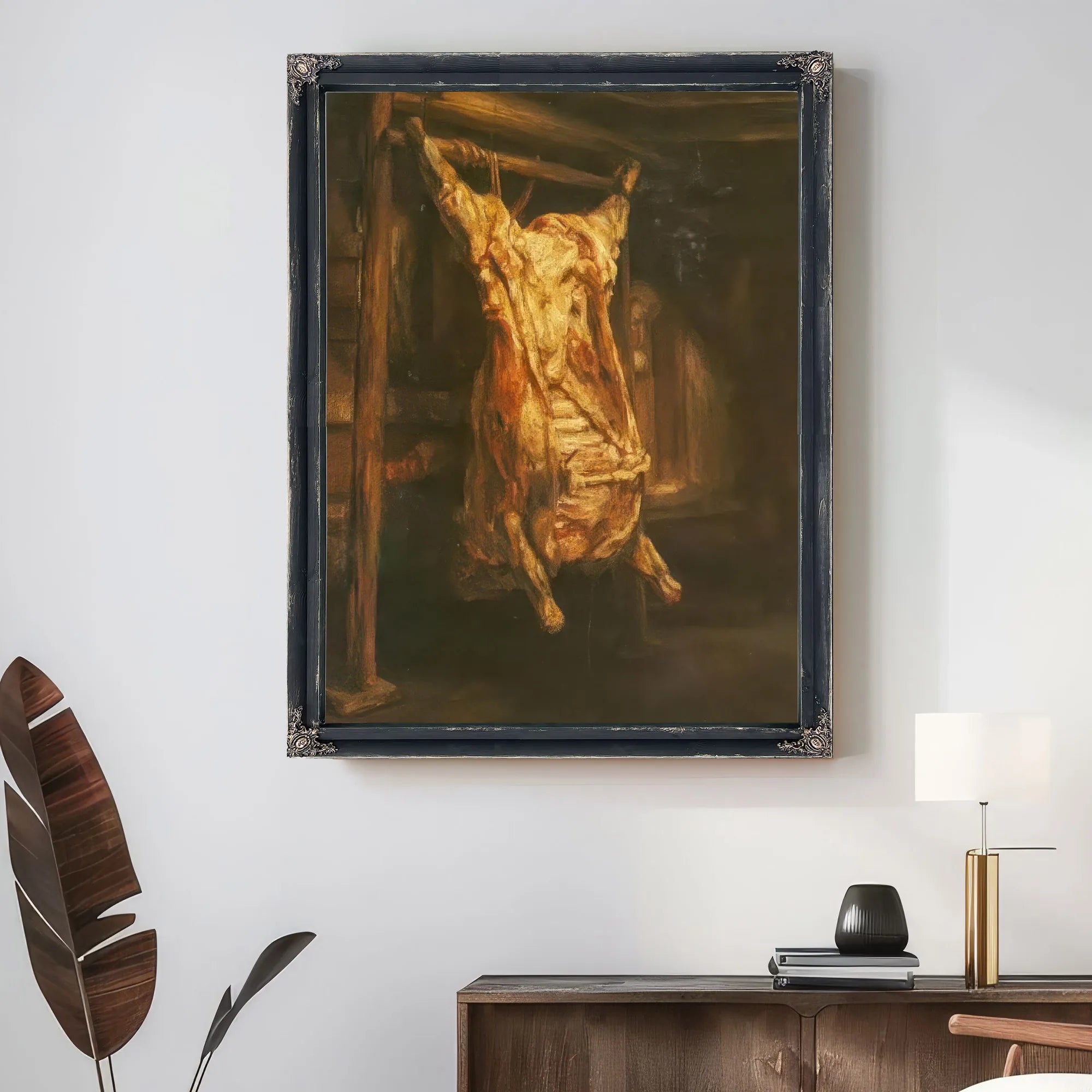 The Slaughtered Ox 1655 By Rembrandt Fine Art Print