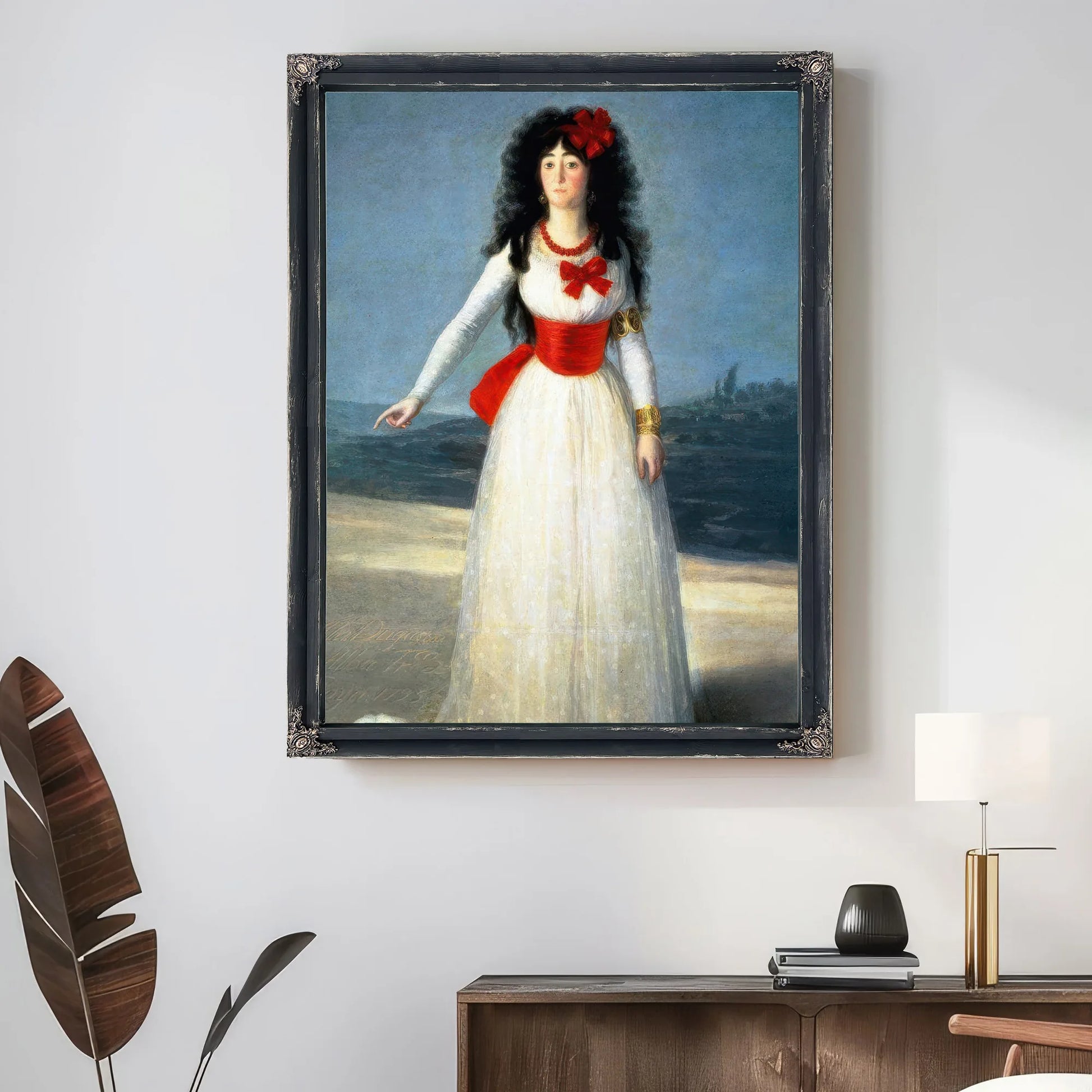 The Duchess Of Alba I By Francisco De Goya Fine Art Print