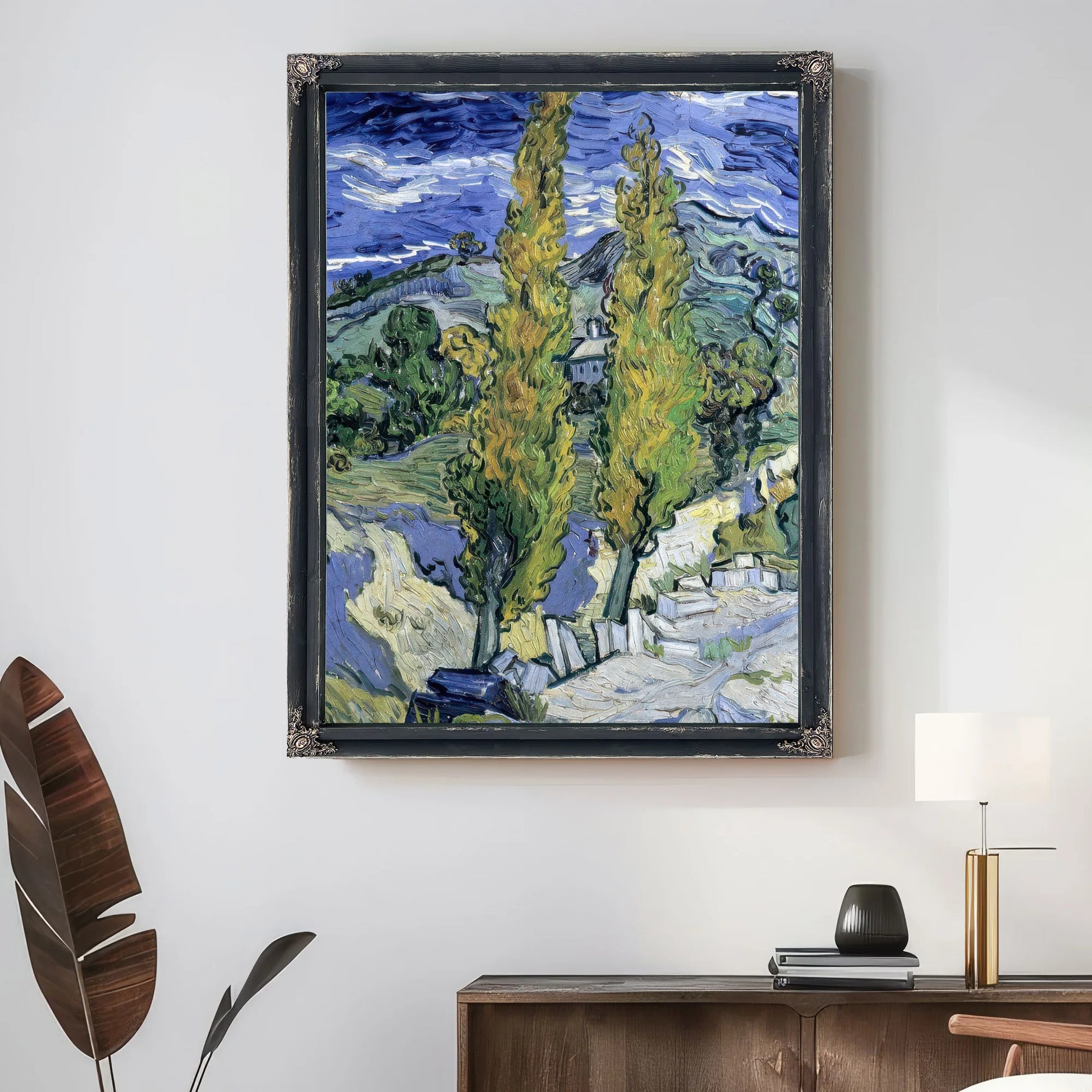 The Poplars At Saint Remy By Vincent Van Gogh Fine Art Print