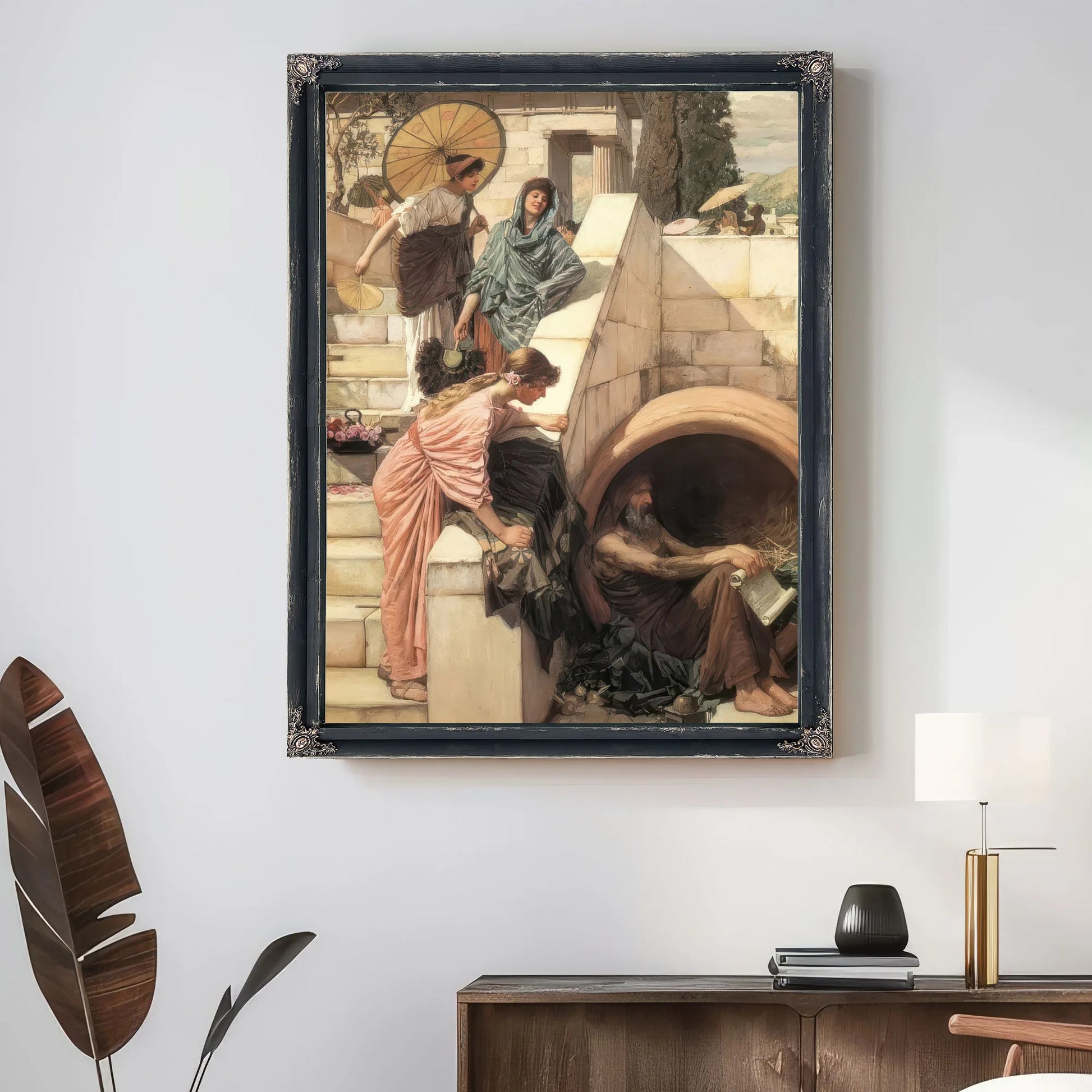 Diogenes By John Waterhouse Fine Art Print