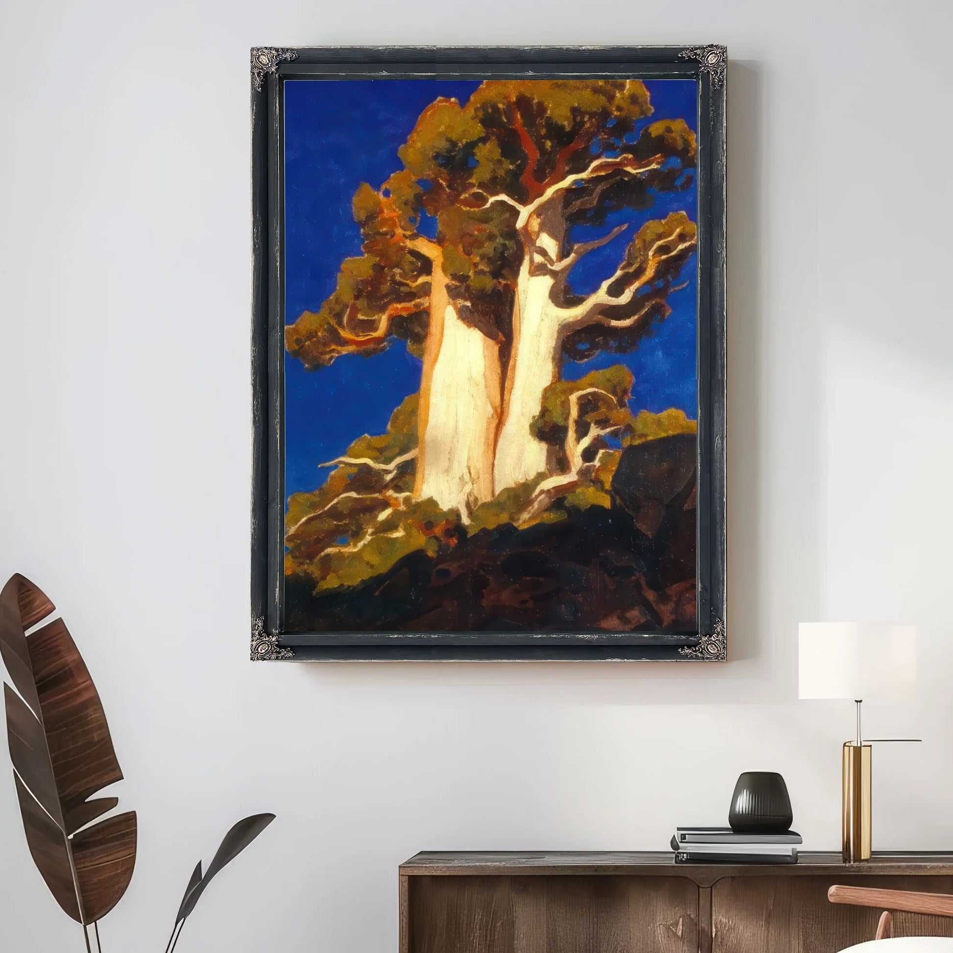 Mountain Juniper By Maynard Dixon Fine Art Print