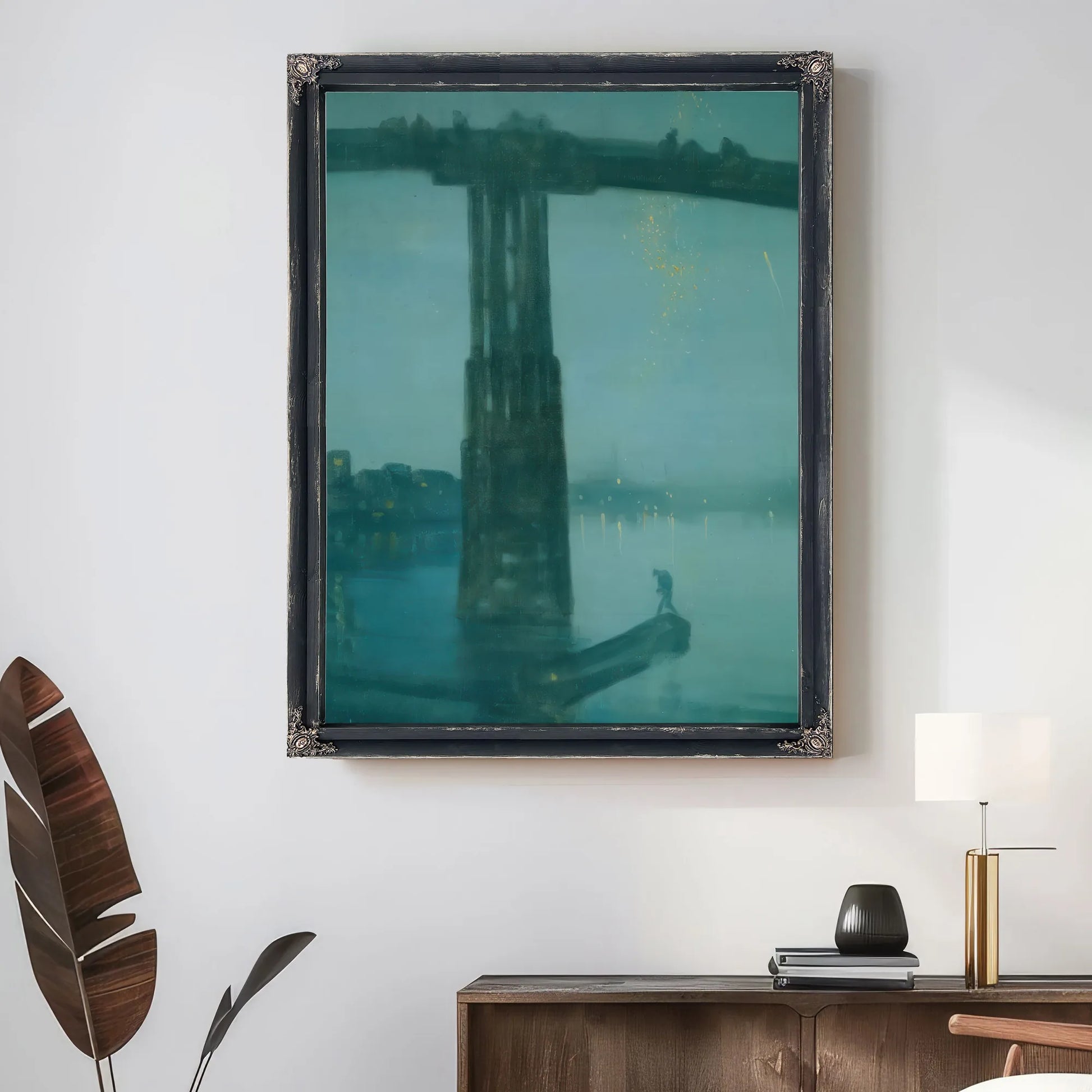 Nocturne In Blue And Gold Old Battersea Bridge By James McNeill Whistler Fine Art Print