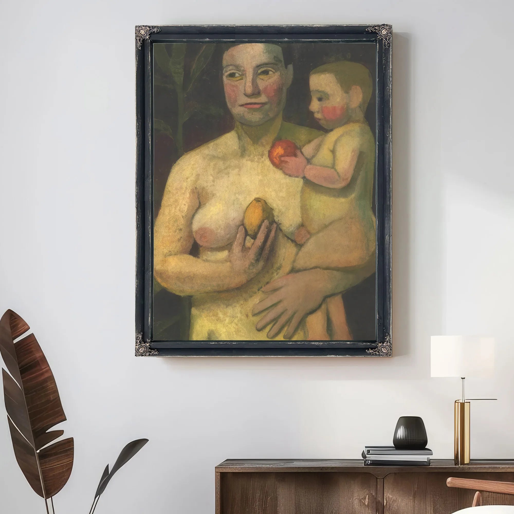 Mother And Child By Paula Modersohn Becker Fine Art Print