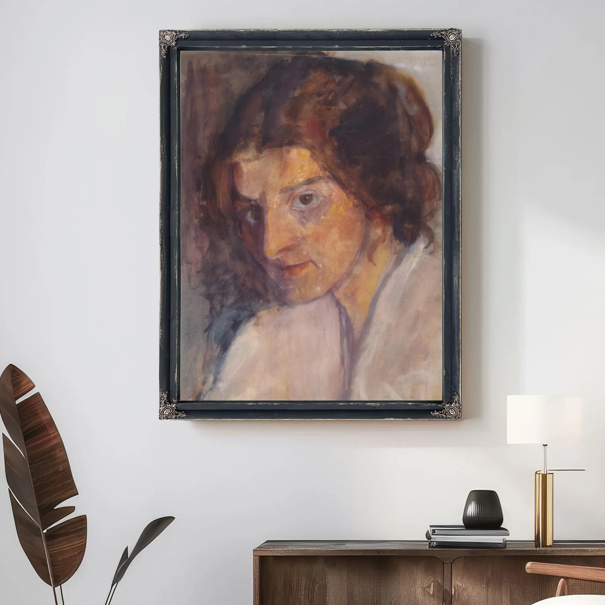 Self Portrait 5 By Paula Modersohn Becker Fine Art Print
